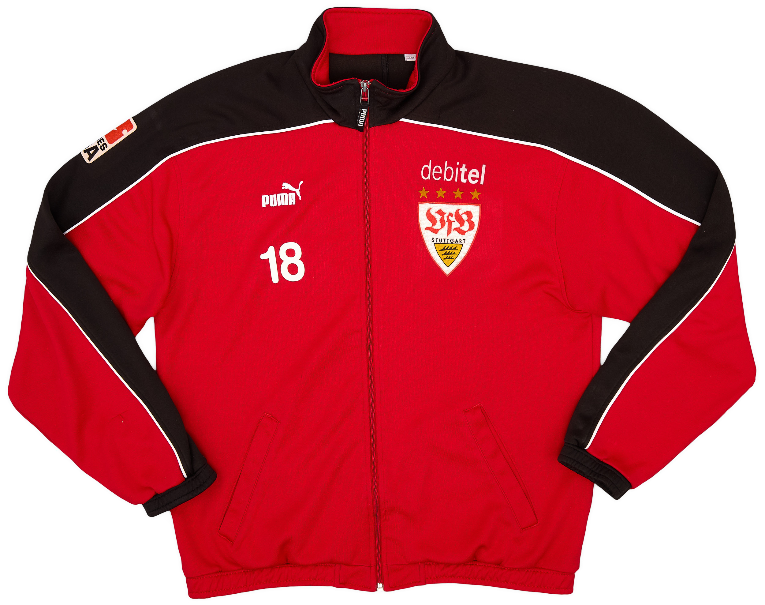 2002-04 Stuttgart Puma Player Issue Track Jacket #18 - 8/10