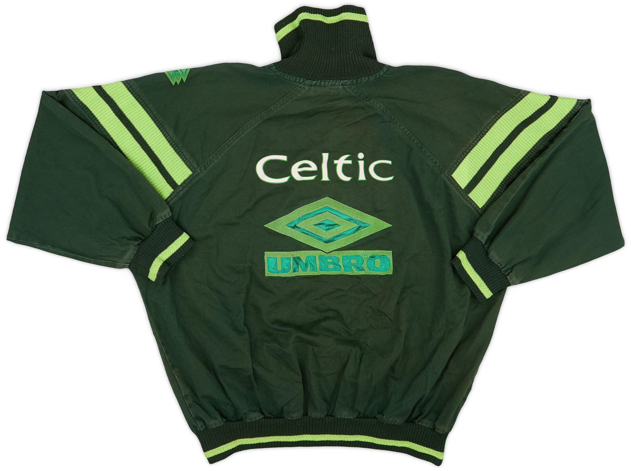 1997-99 Celtic Umbro 1/4 Zip Drill Top - 8/10 - (XL)