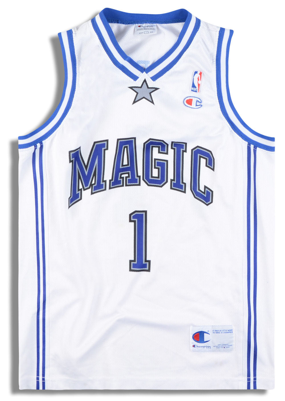 2003-04 Orlando Magic McGrady #1 Champion Jersey (Home) S