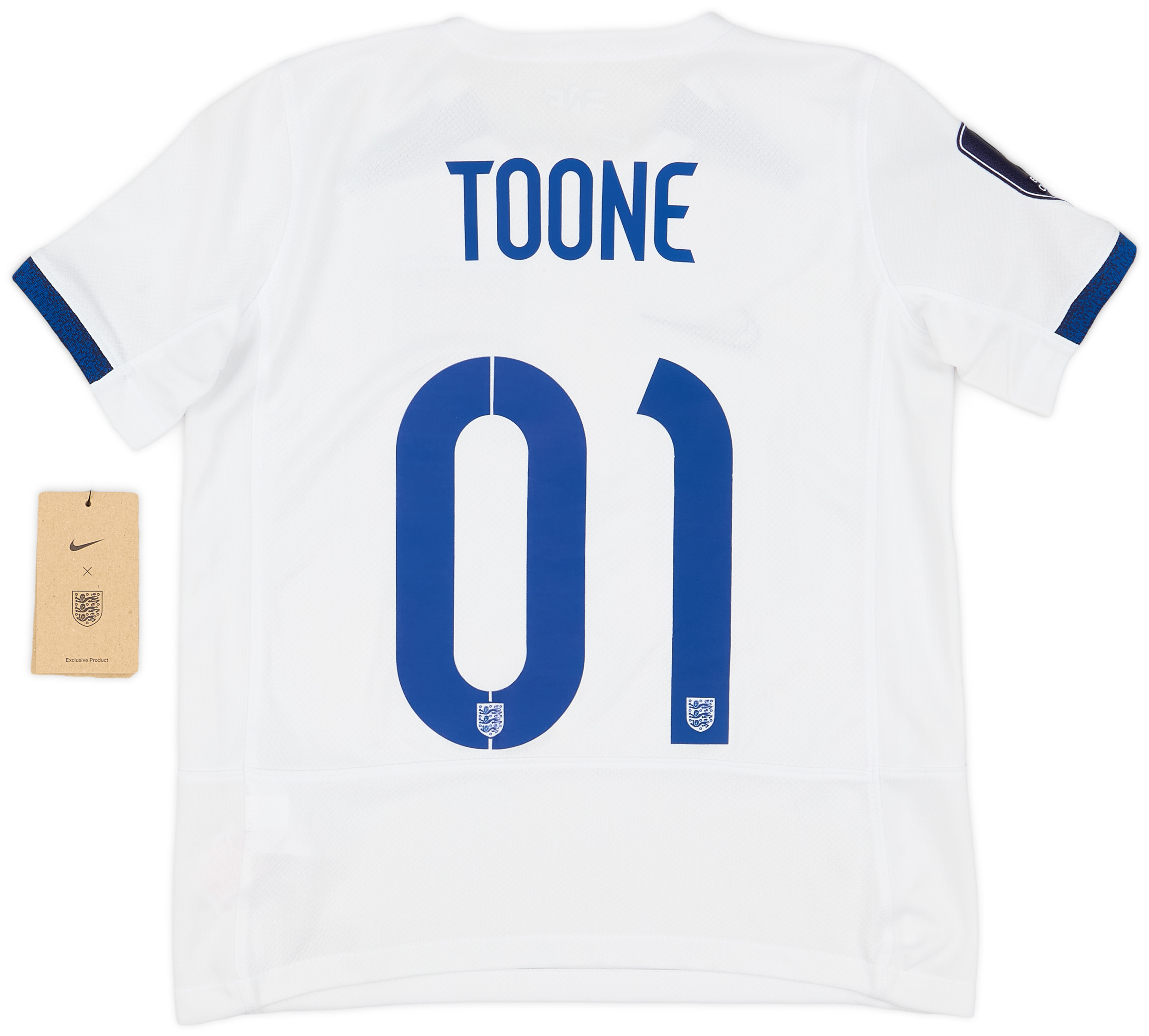 202324 England Women's Home Shirt Toone 01 (S.Boys)
