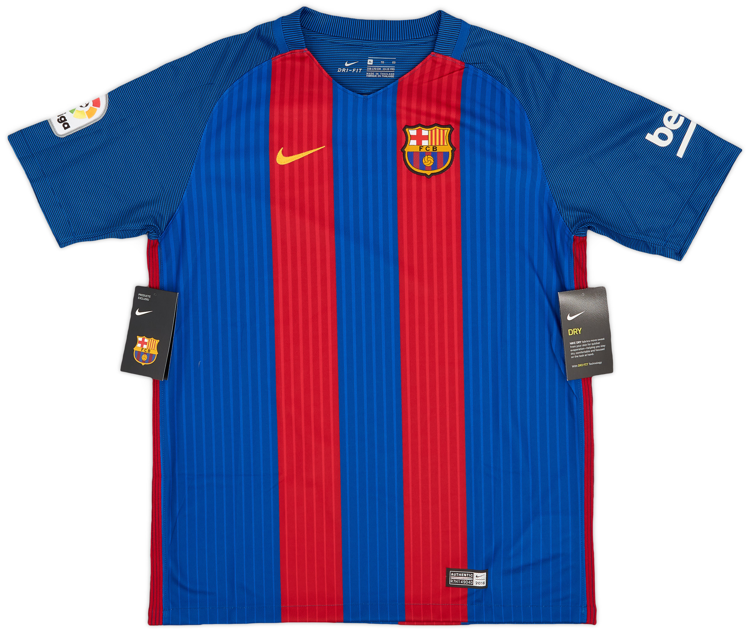 ウェア Barcelona 2016 2017 HOME BARCELONA 2016 2017 HOME FOOTBALL SHIRT SOCCER JERSEY NIKE
