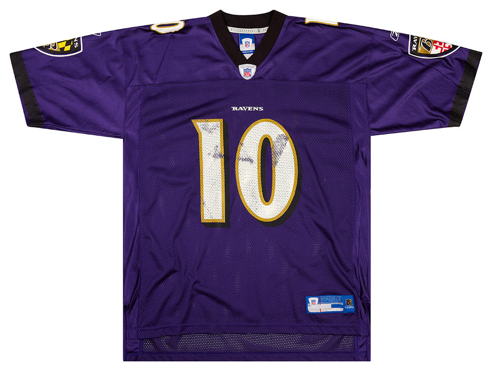 2007 Baltimore Ravens Smith #10 Reebok On Field Jersey (Home) XL