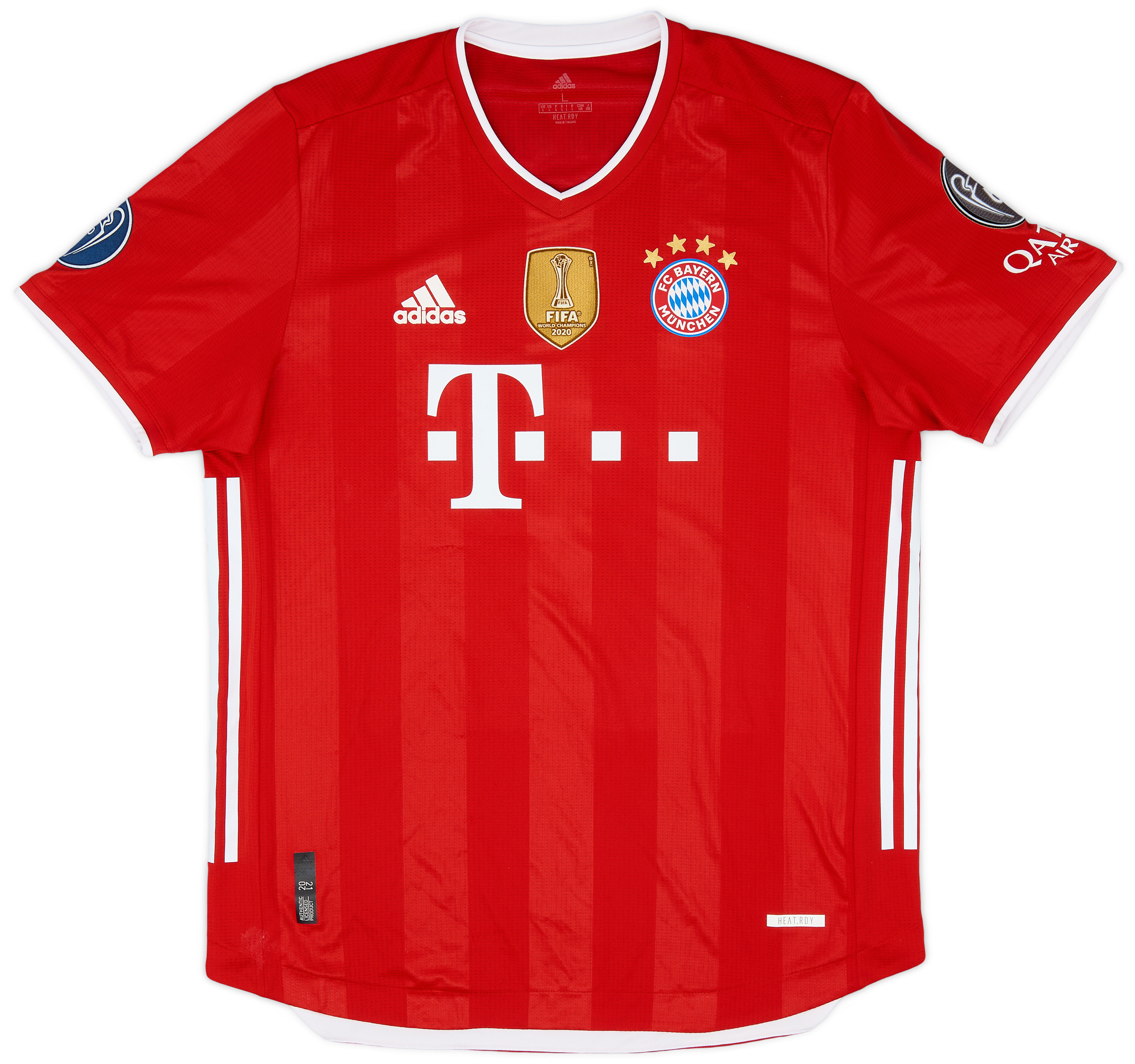 2020 21 Bayern Munich Authentic Home Shirt Lewandowski 9 9 10 L