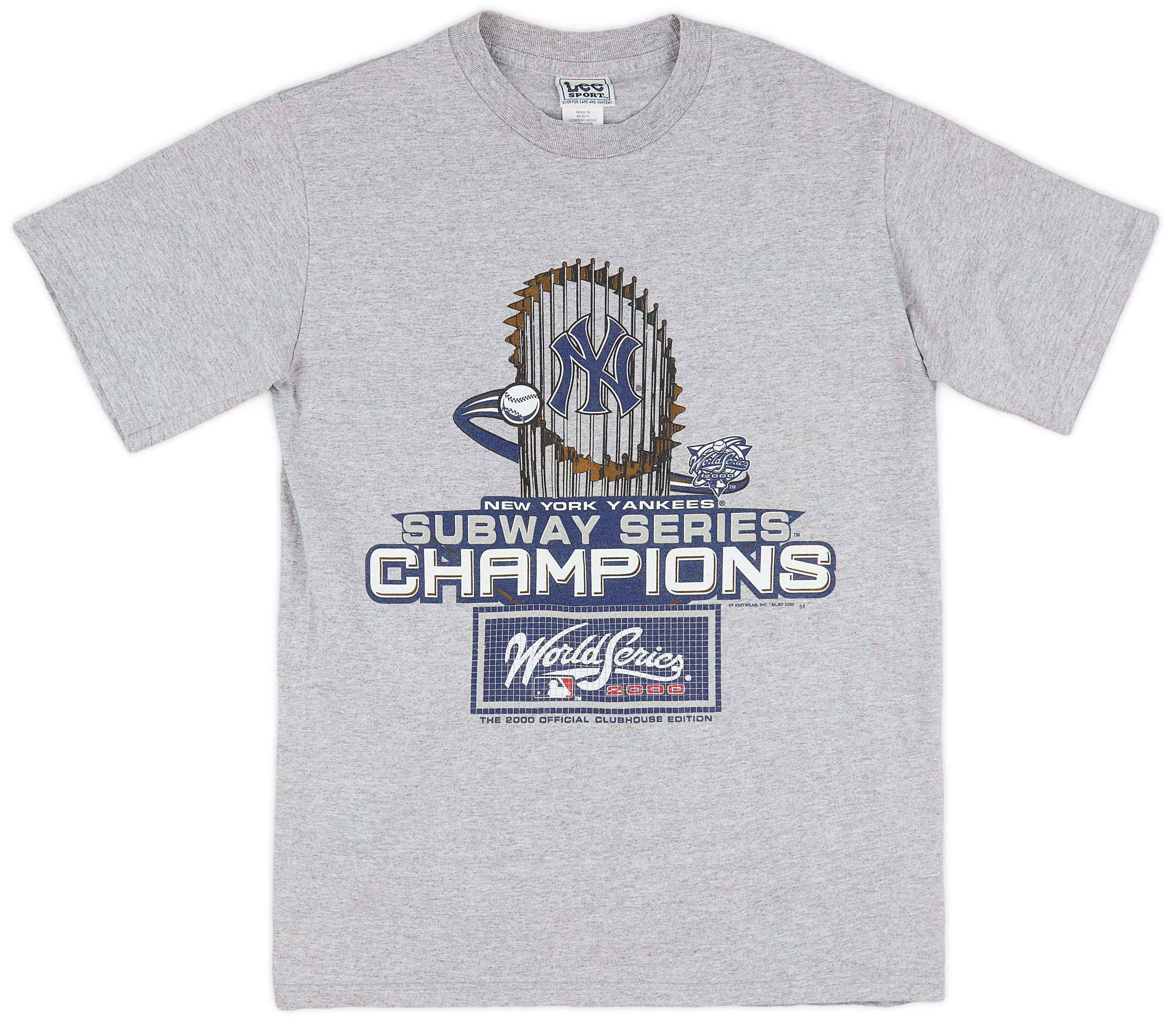 2000 New York Yankees Subway Series Champions Lee Sport Tee - 9/10 - (M)