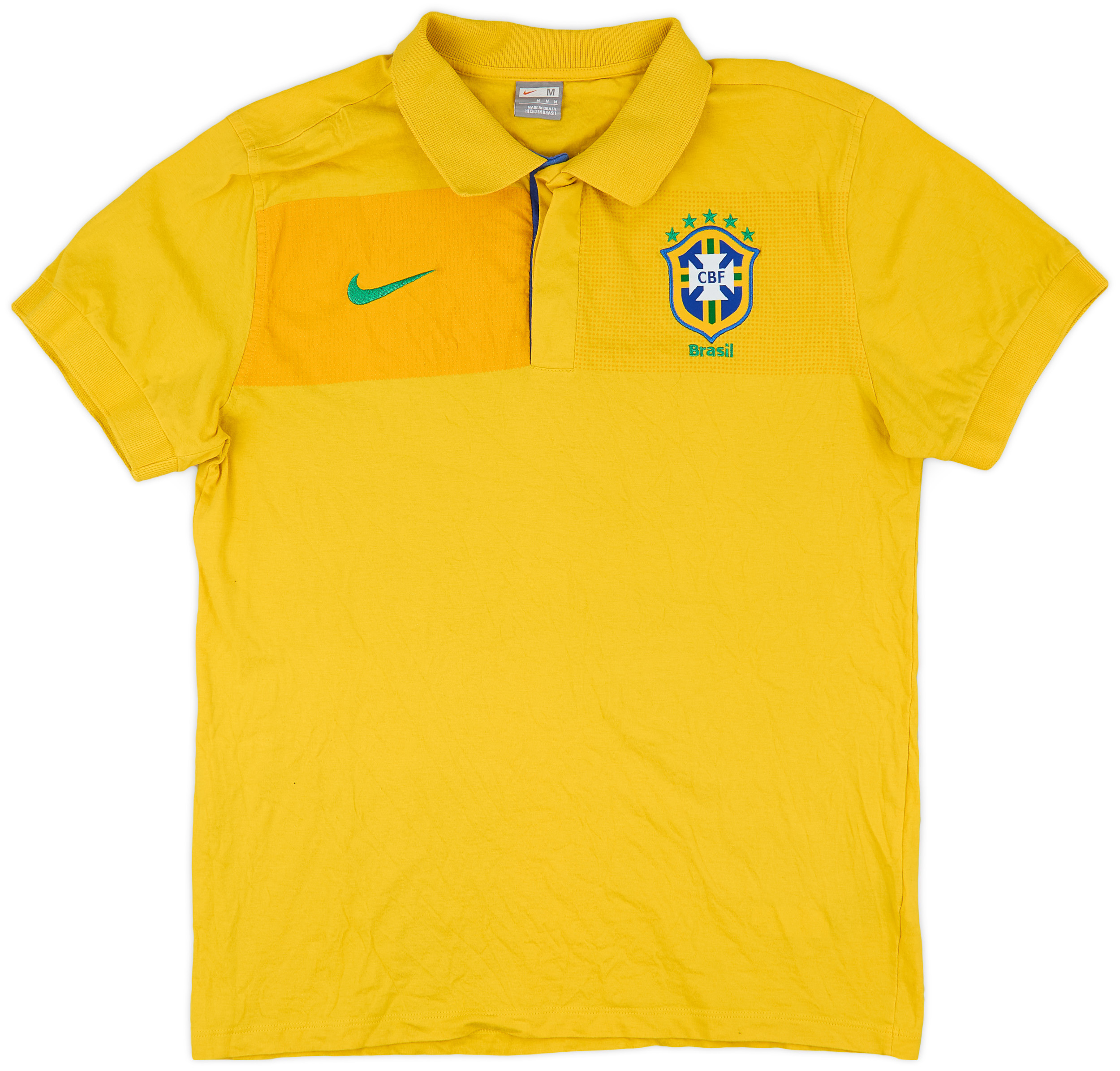 2010 11 Brazil Nike Polo Shirt 8 10 M