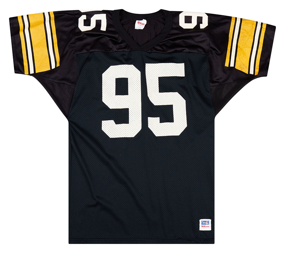 1990 96 Pittsburgh Steelers Lloyd 95 Wilson Jersey (Home) M
