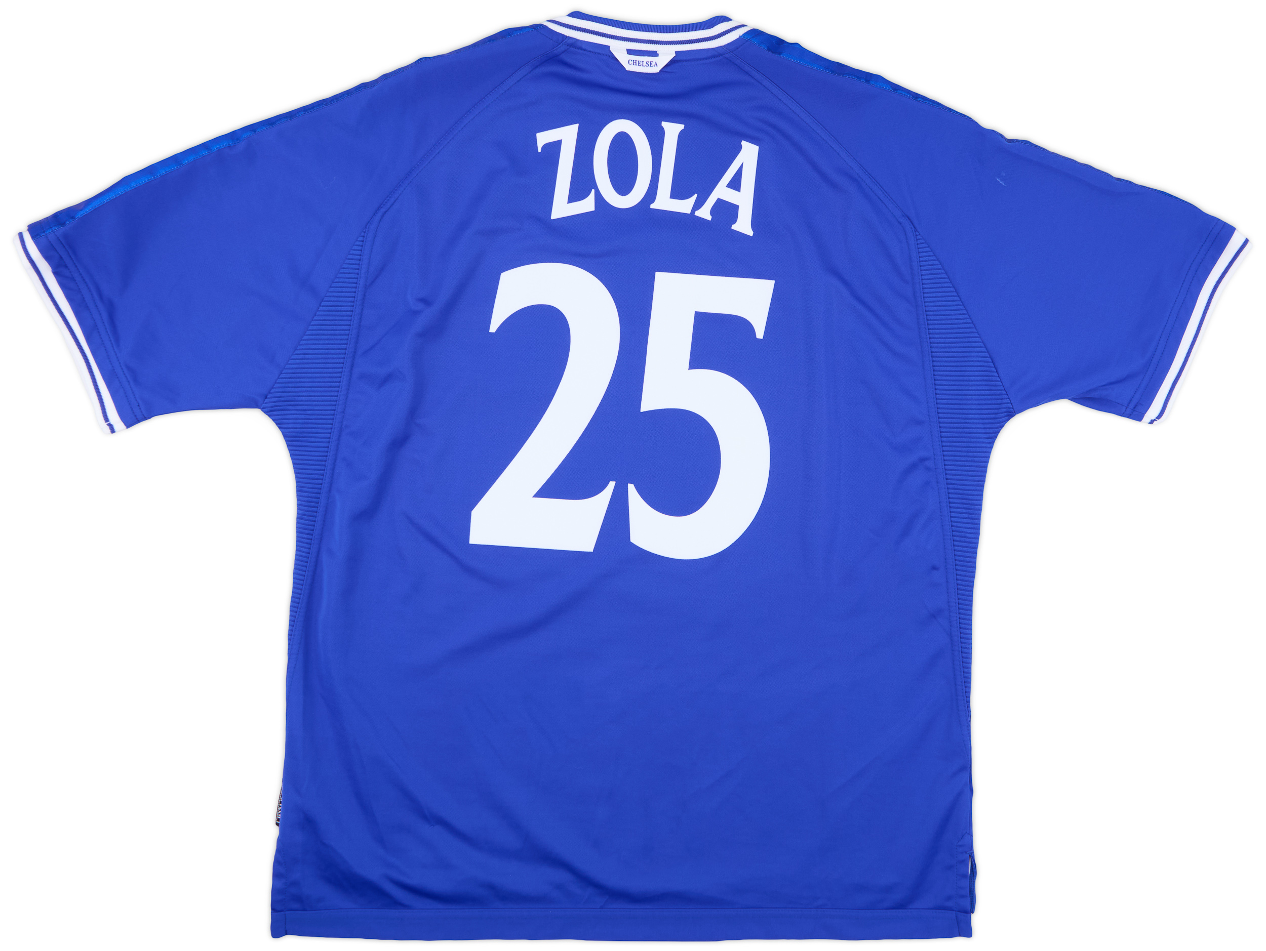 【正規選手支給品99-00 Chelsea  L/S ZOLA #25】 選手支給品 99-00 Chelsea home L/S ZOLA #25】