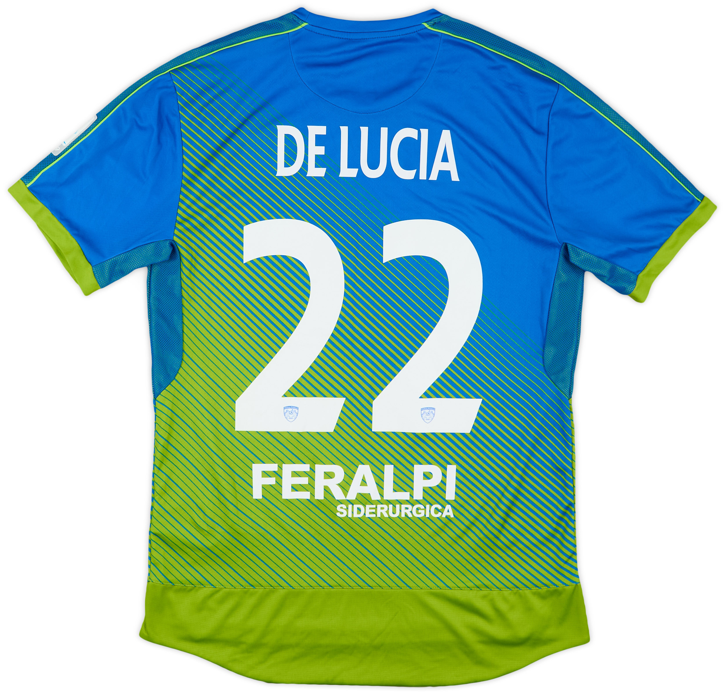 2018-19 Feralpisalo Match Issue GK Shirt De Lucia #22