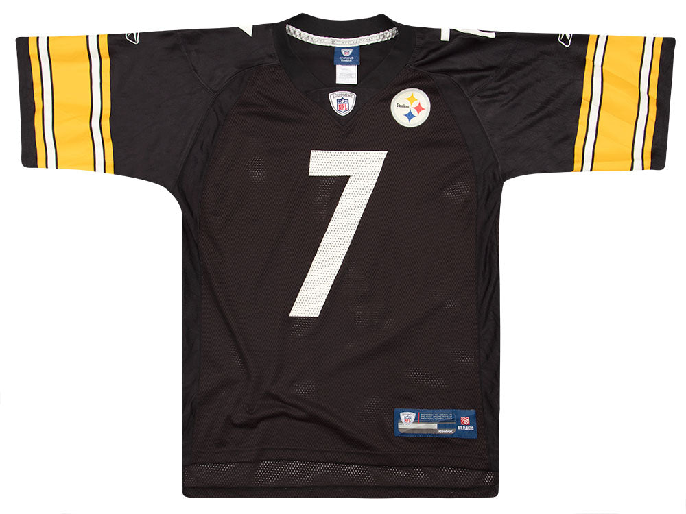 2008-11 Pittsburgh Steelers Roethlisberger #7 Reebok On Field Jersey (Home) M