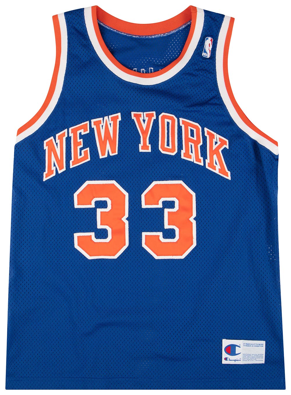 NEW YORK バスケットボール ユニフォーム 33 Mitchell & Ness NEW YORK 33 ユニフォーム - unity-fit.com 日本