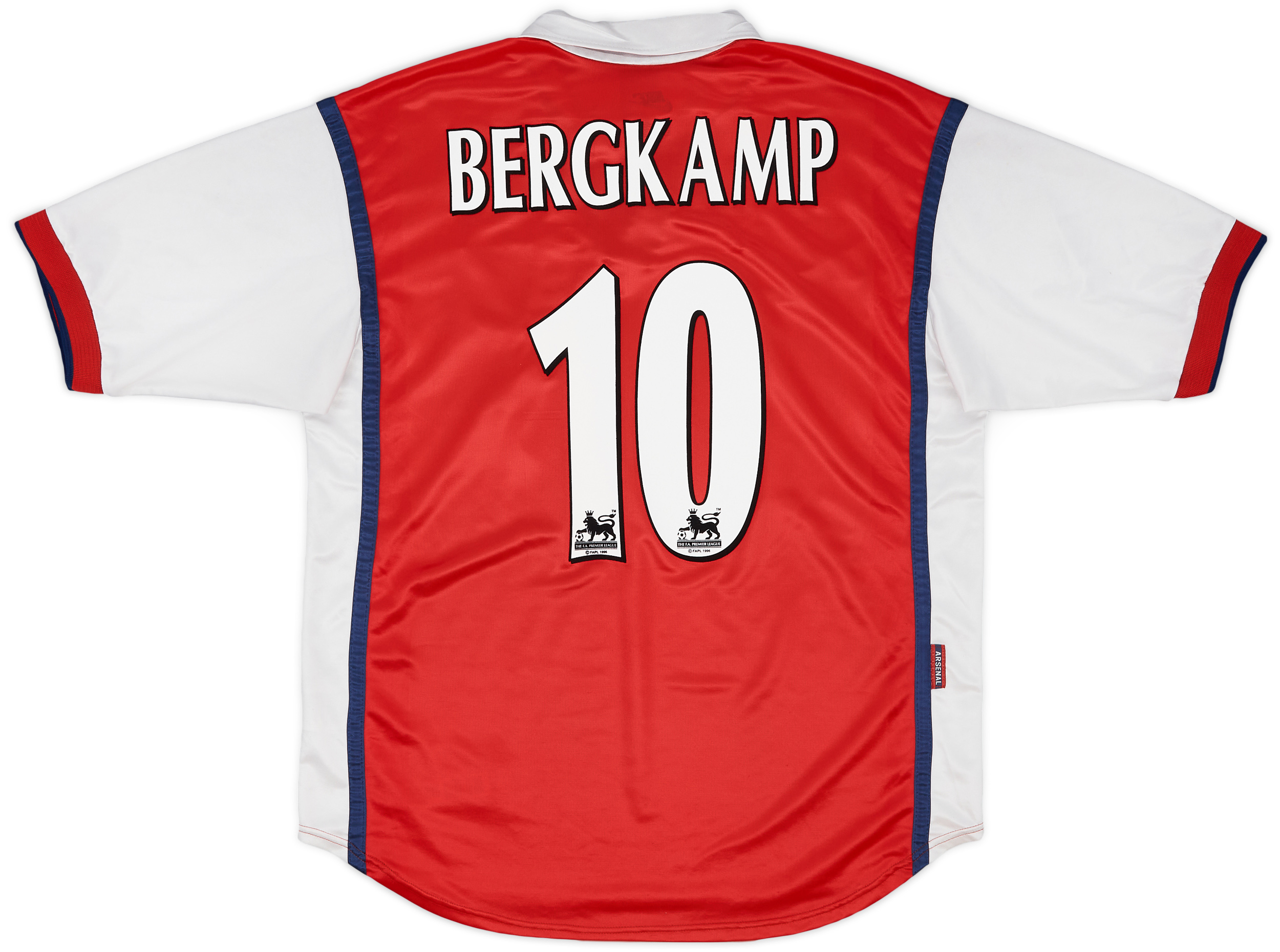 1998-99 Arsenal Home Shirt Bergkamp #10 - 6/10 - (L)