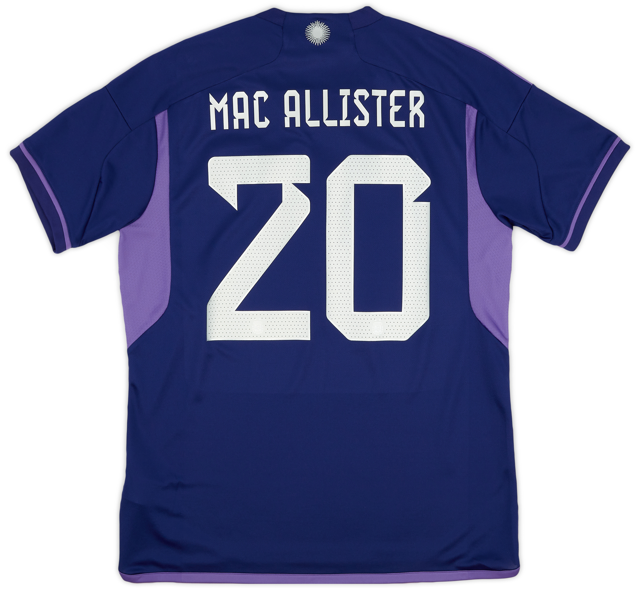 2022-23 Argentina Away 'vs Poland' Shirt Mac Allister #20 (L)
