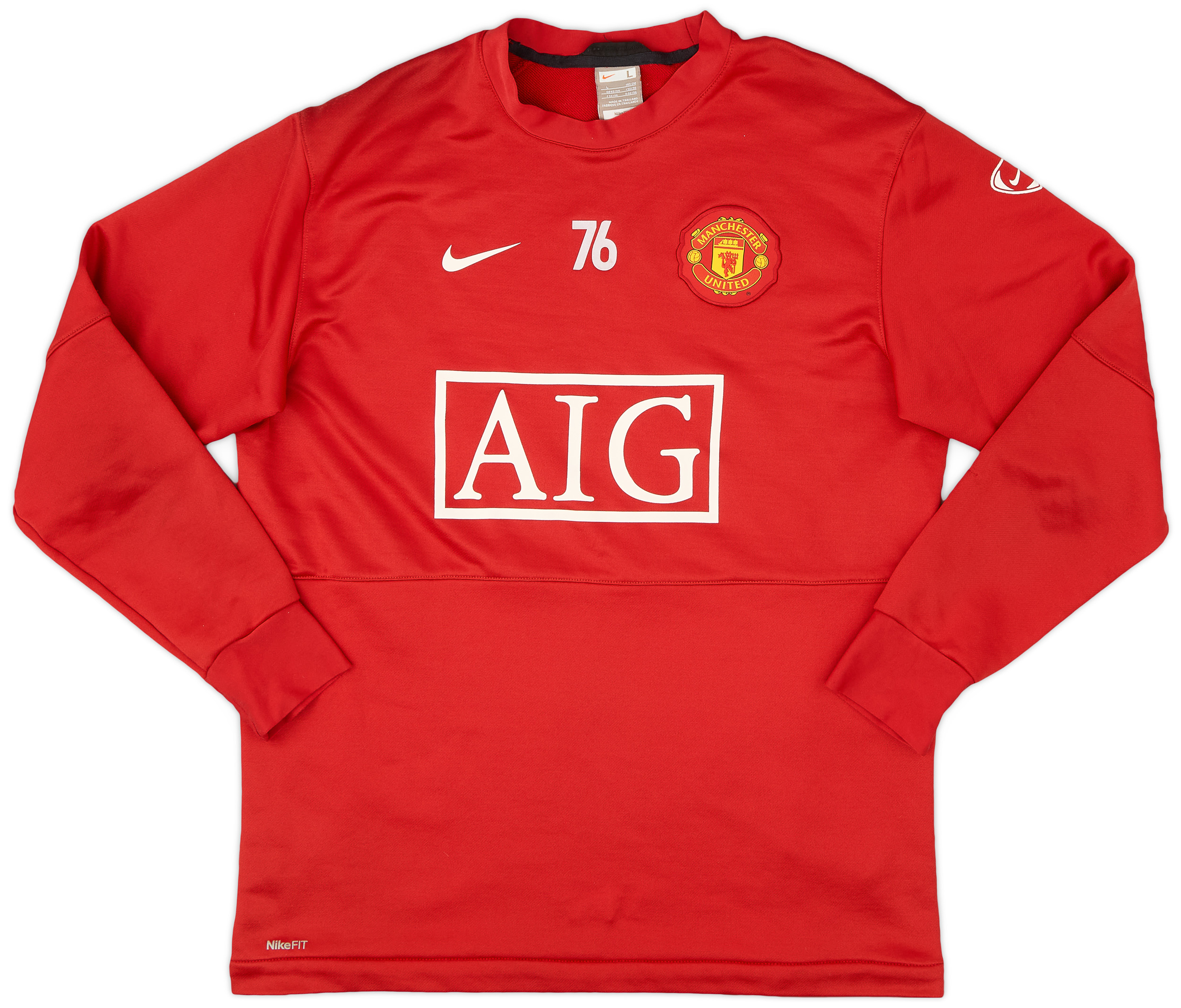 人気　希少Nike Manchester United チェック　Tシャツ 2009 NIKE MANCHESTER UNITED Checkered Soccer Jersey Kit