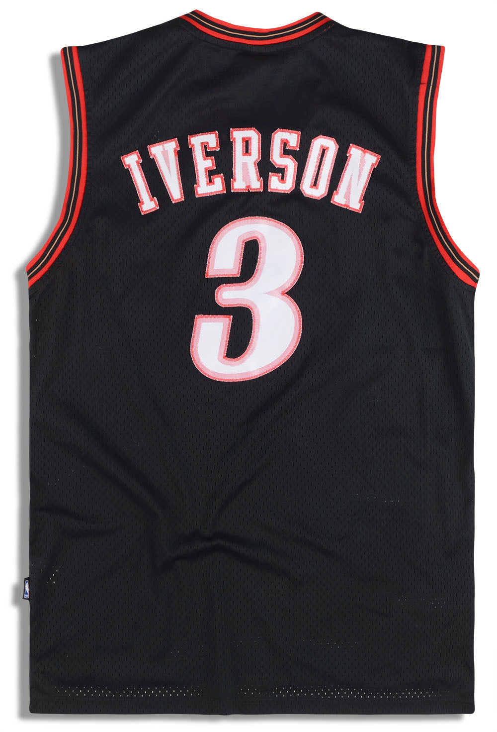 Reebok SIXERS IVERSON 3番 ユニフォーム XL 黒 赤 Allen Iverson NBA Black Limited Edition #3 Reebok Jersey