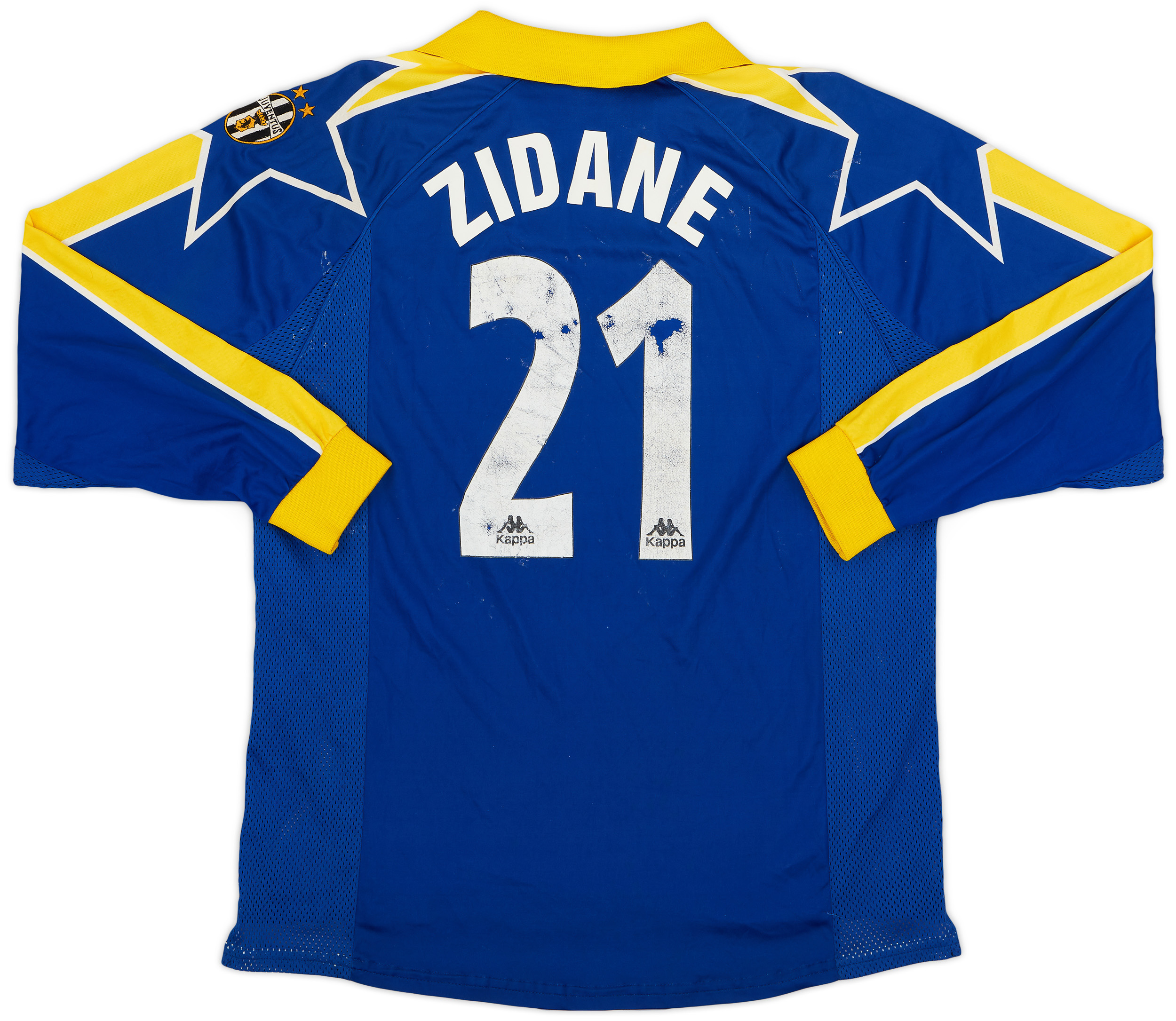 ウェア Kappa JUVENTUS L/S Uniform #21 ZIDANE Juventus Zidane #21 Kappa Jersey XL Sony MiniDisc 90s Retro