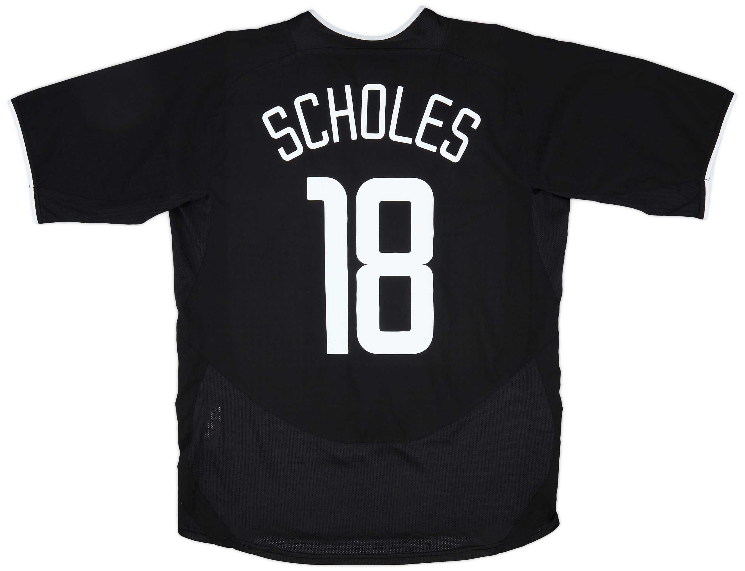 2003-05 Manchester United Away Shirt Scholes #18 - 7/10 - (L)