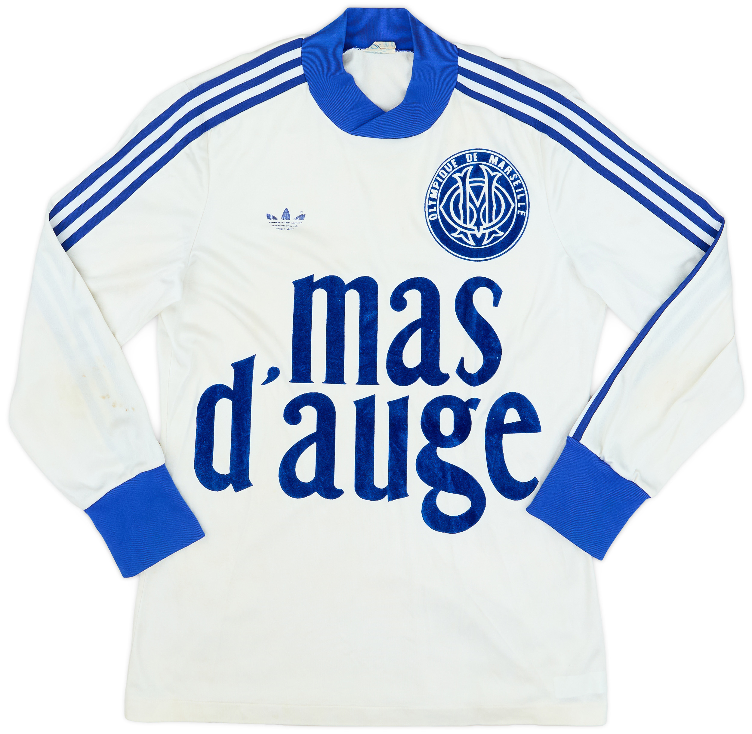 1978-80 Olympique Marseille Home L/S Shirt - 6/10 - (S)