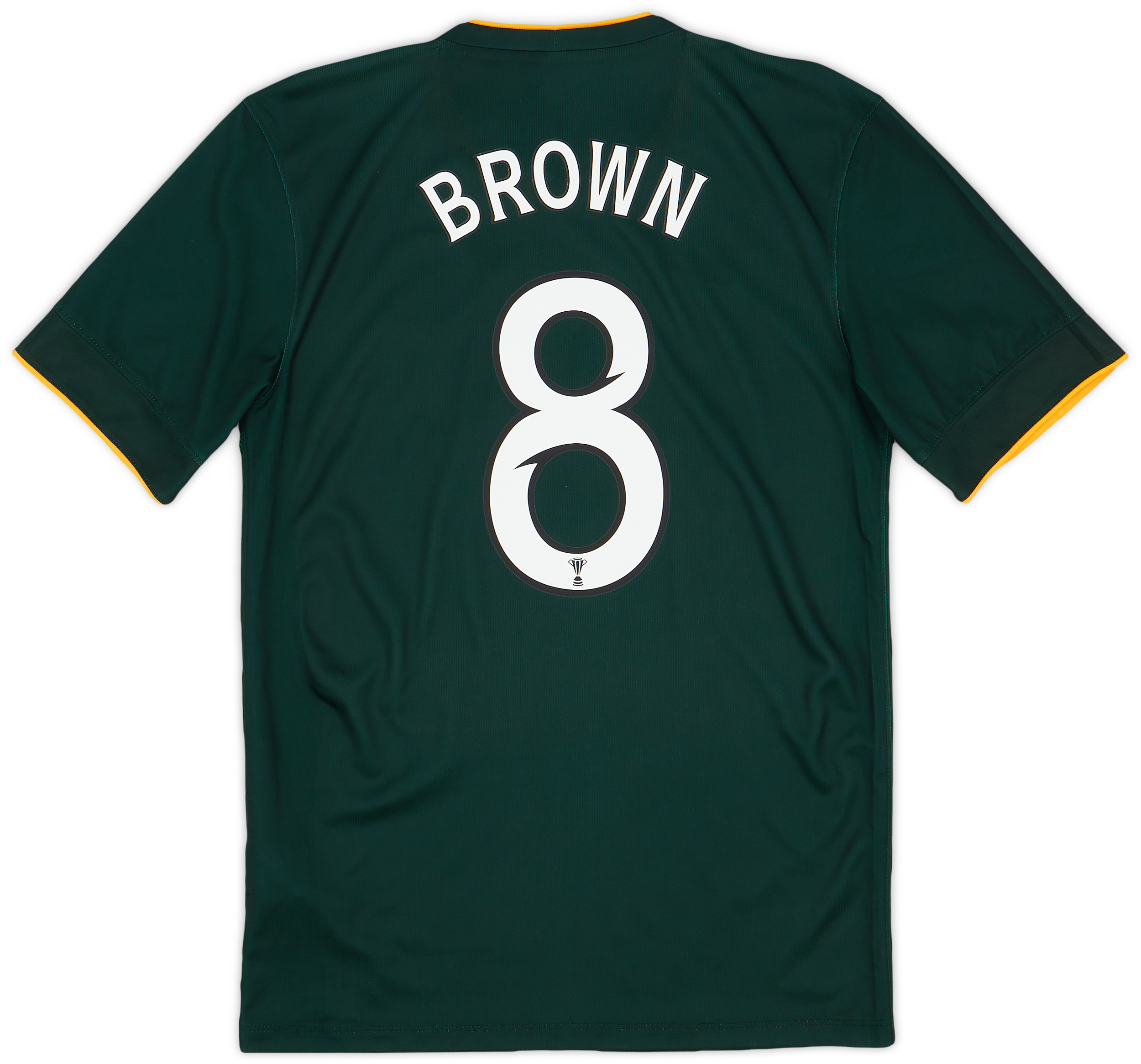 2014-15 Celtic Away Shirt Brown #8 - 9/10 - (S)
