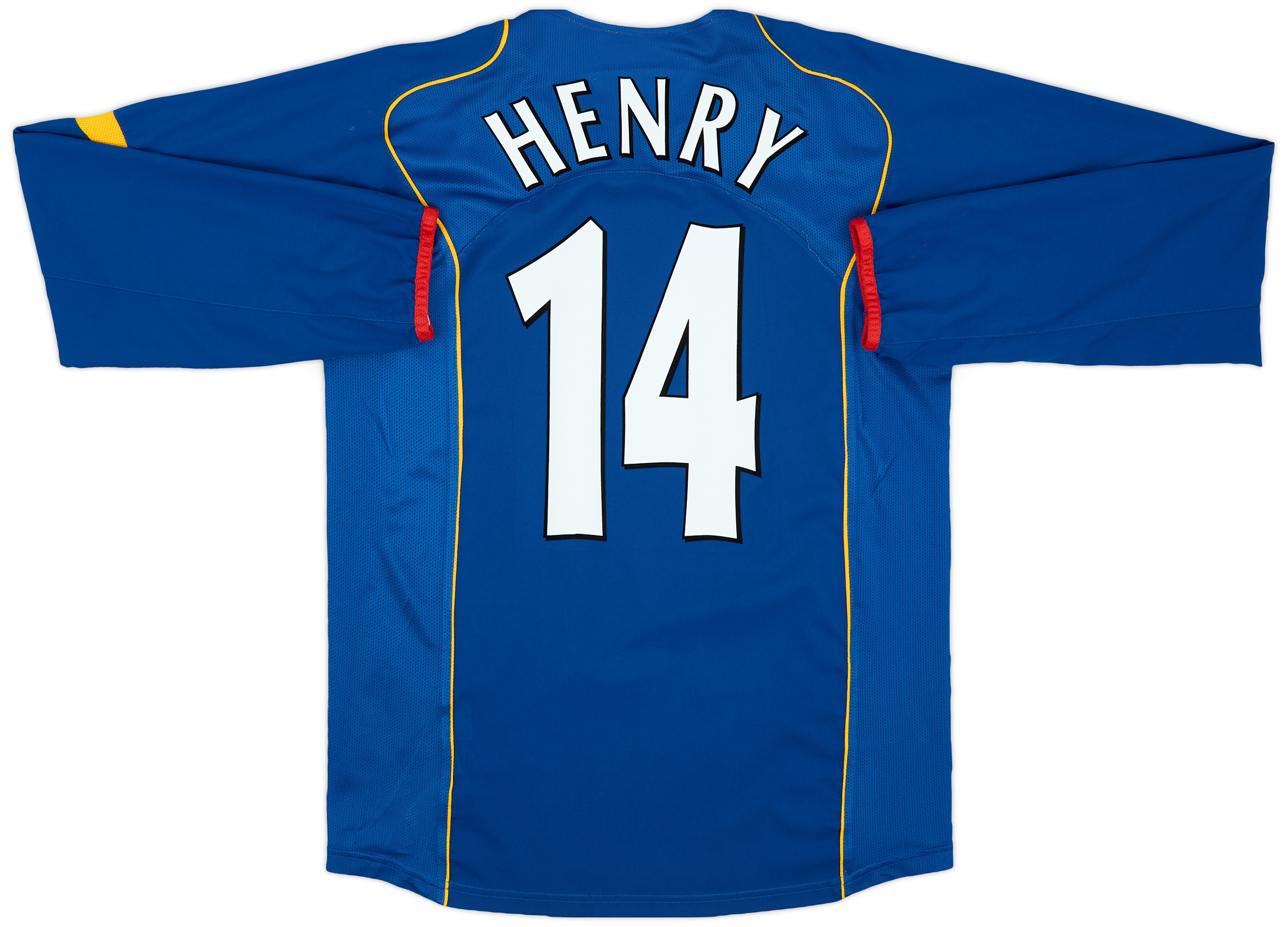 2004-06 Arsenal Away L/S Shirt Henry #14 - 5/10 - (S) 2004-06 Arsenal Away L/S Shirt Henry #14 - 5/10 - (S)