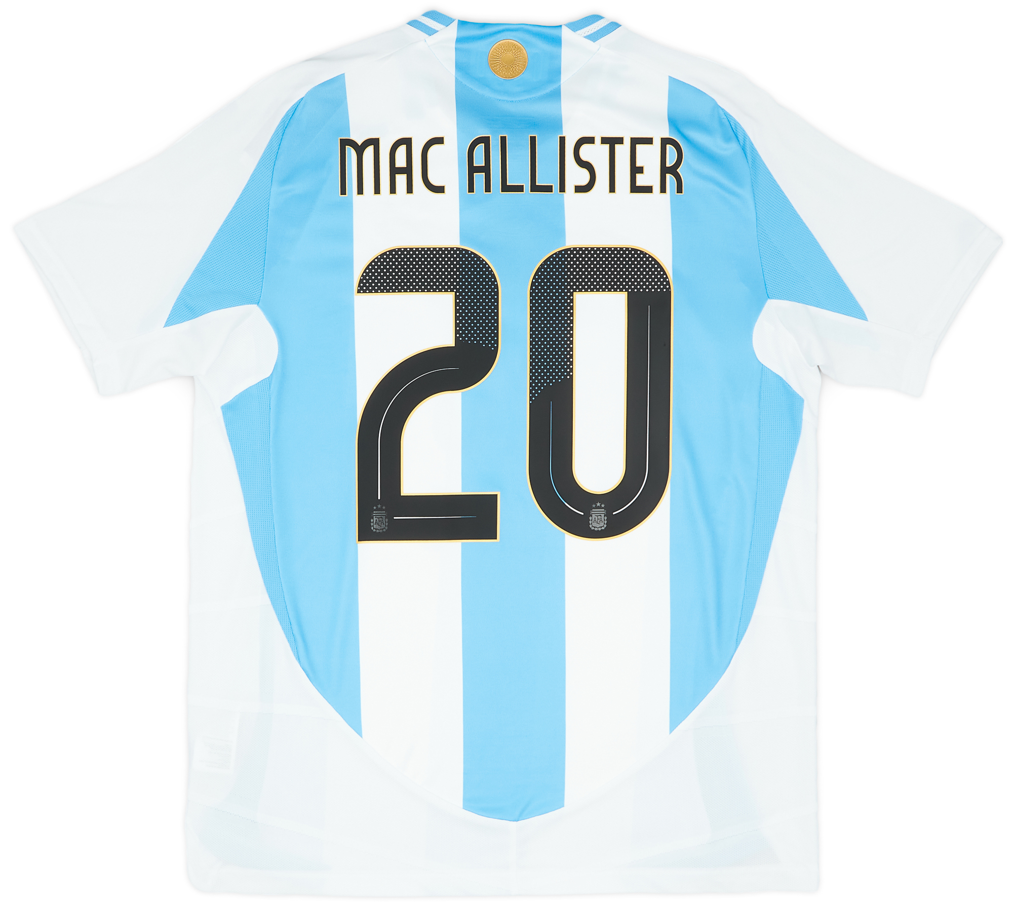 2024-25 Argentina Authentic Home Shirt Mac Allister #20
