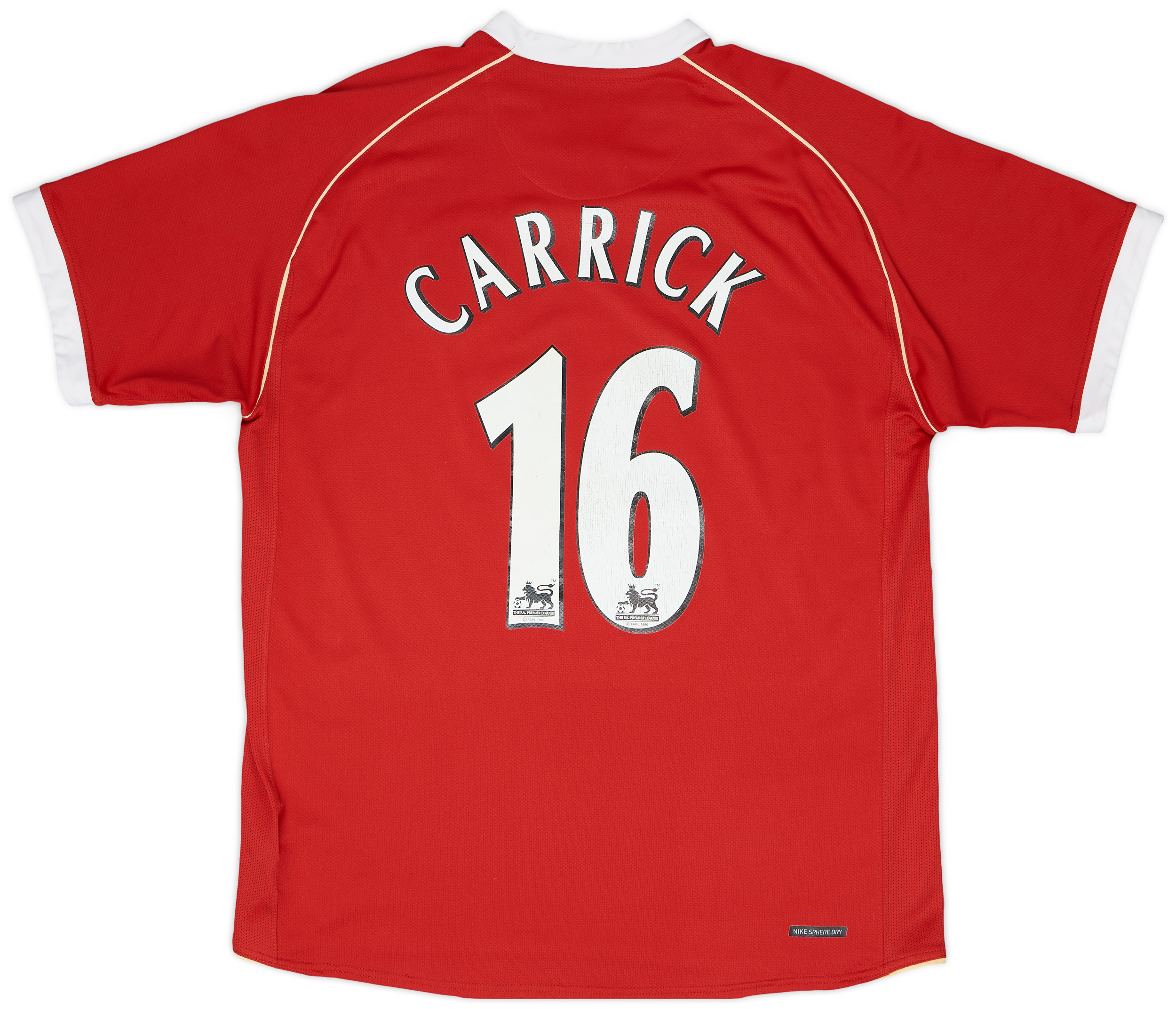 2006-07 Manchester United Home Shirt Carrick #16 - 6/10 - (XL)