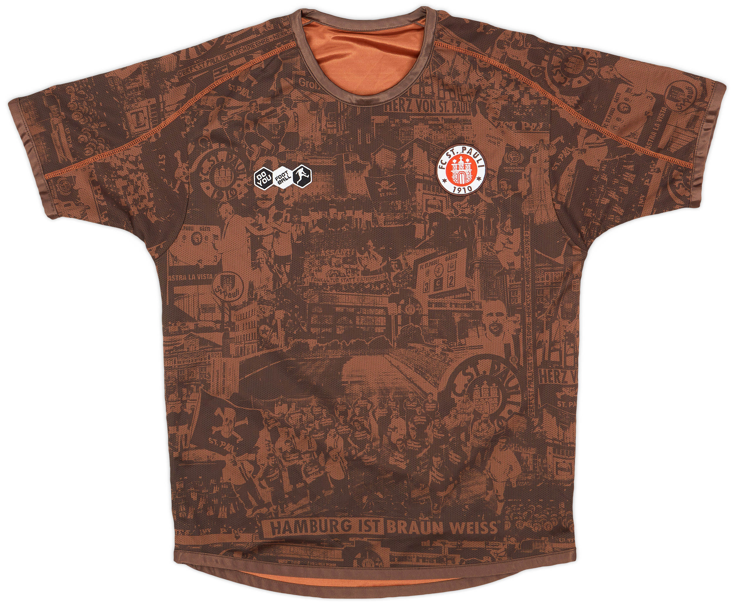 2010-11 FC St. Pauli Centenary Reversible Home Shirt *As New* L