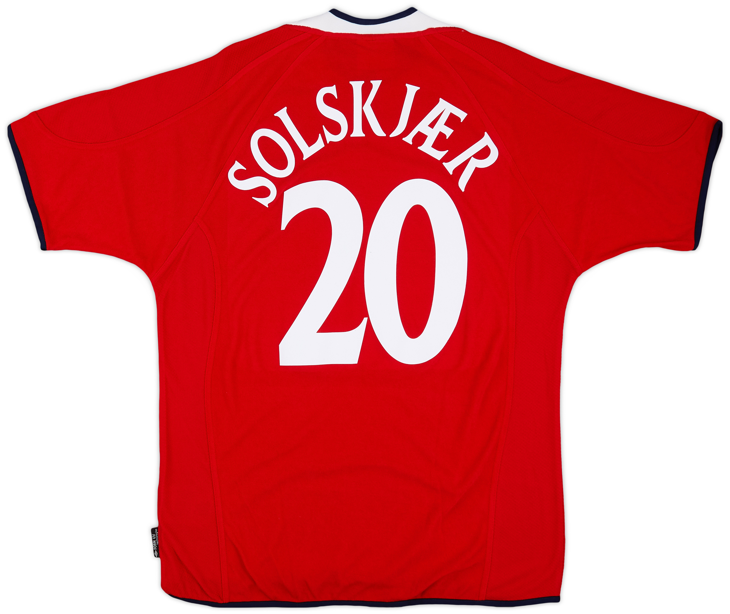 2000-02 Norway Home Shirt Solskjaer #20 (L)