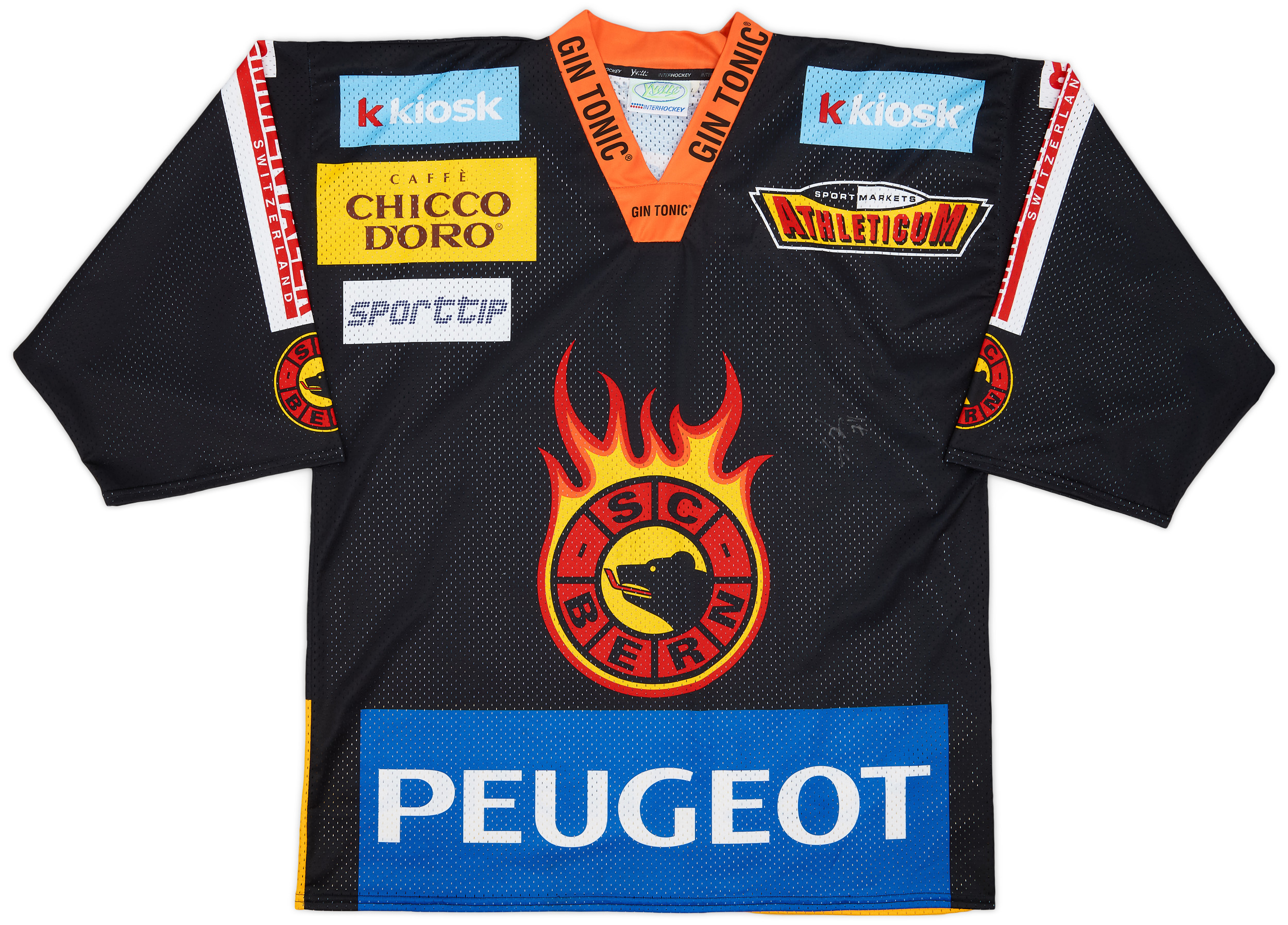 2006-07 SC Bern Yvette 'Signed' Home Jersey - 8/10 - (L)