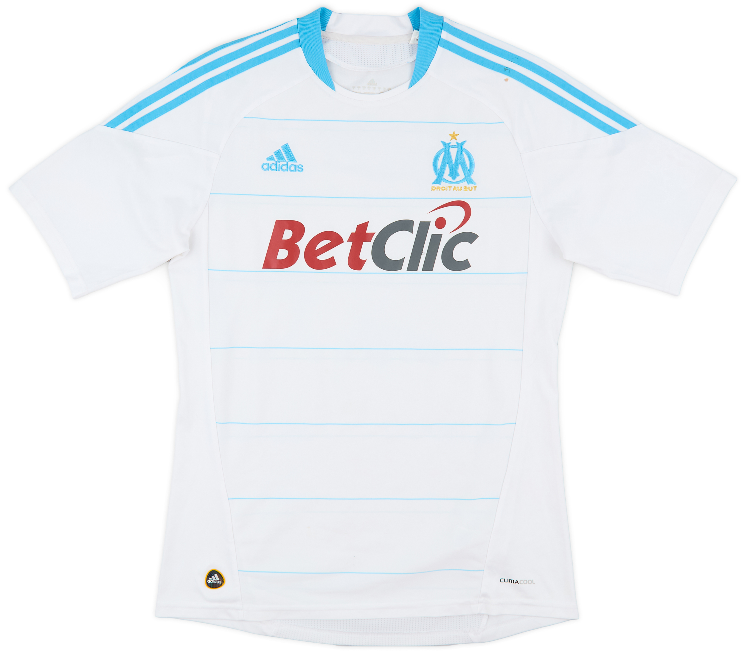 Maillot De Foot Retro Domicile Olympique De Marseille 2010 2011