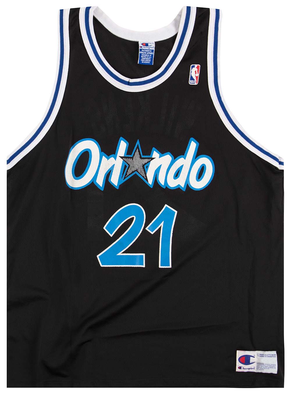 1997-98 Orlando Magic Wilkens #21 Champion Jersey (Alternate) XL