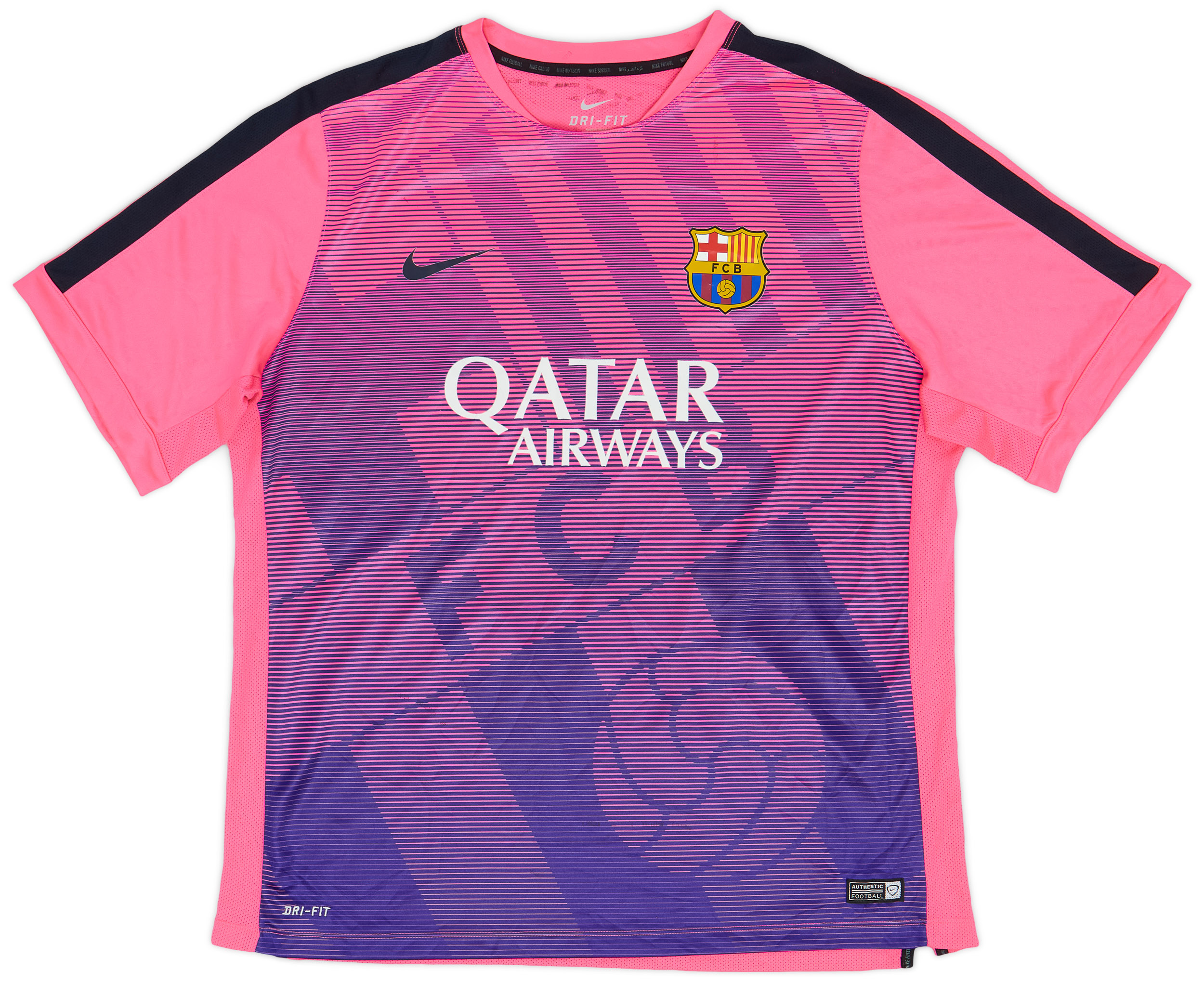 FC Barcelona Nike 2015 オーセンティックシャツ Authentic Nike FC Barcelona 2015/2016 Football Soccer Jersey