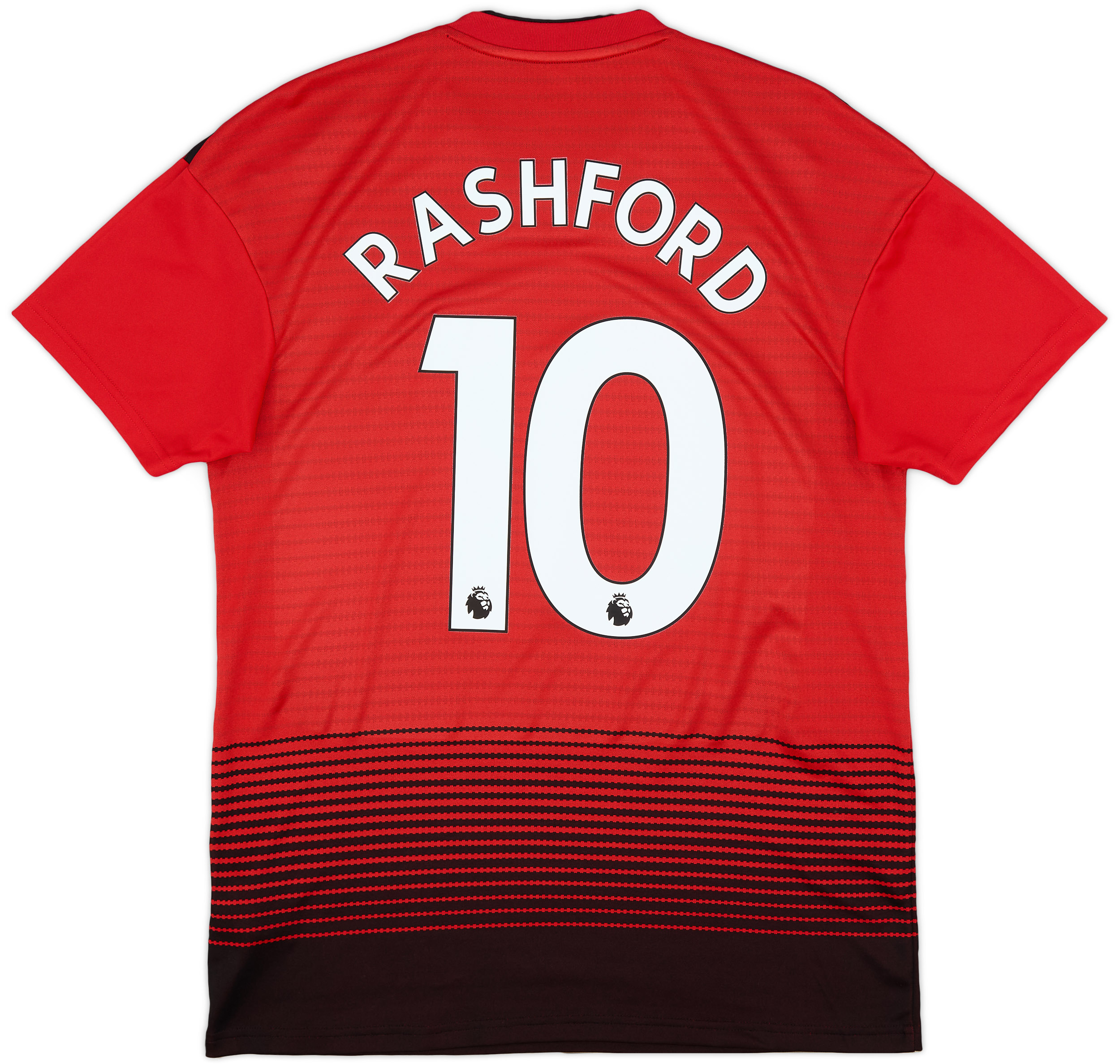 Maillot Adidas Manchester United 2019/20 Troisième – Rashford #10, Taille M, Noir, Authentique