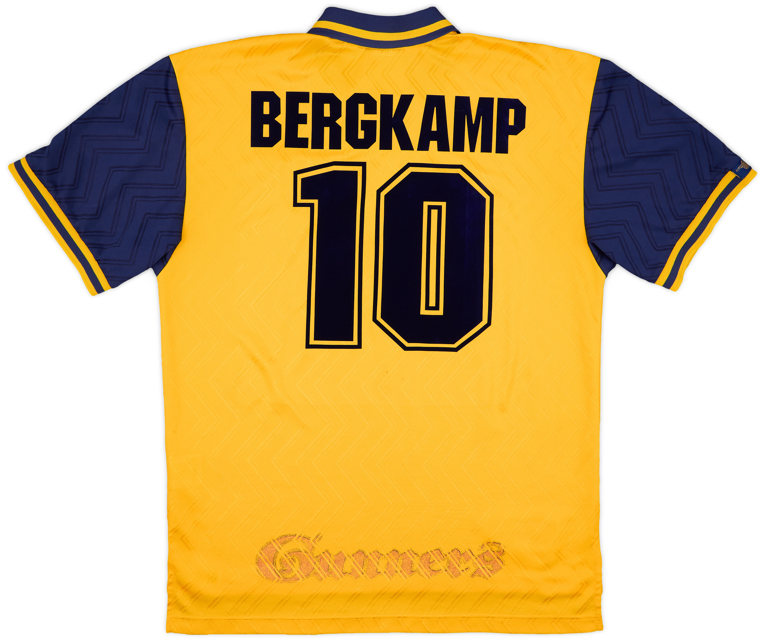 1996-97 Arsenal Away Shirt Bergkamp #10 - 5/10 - (XL)