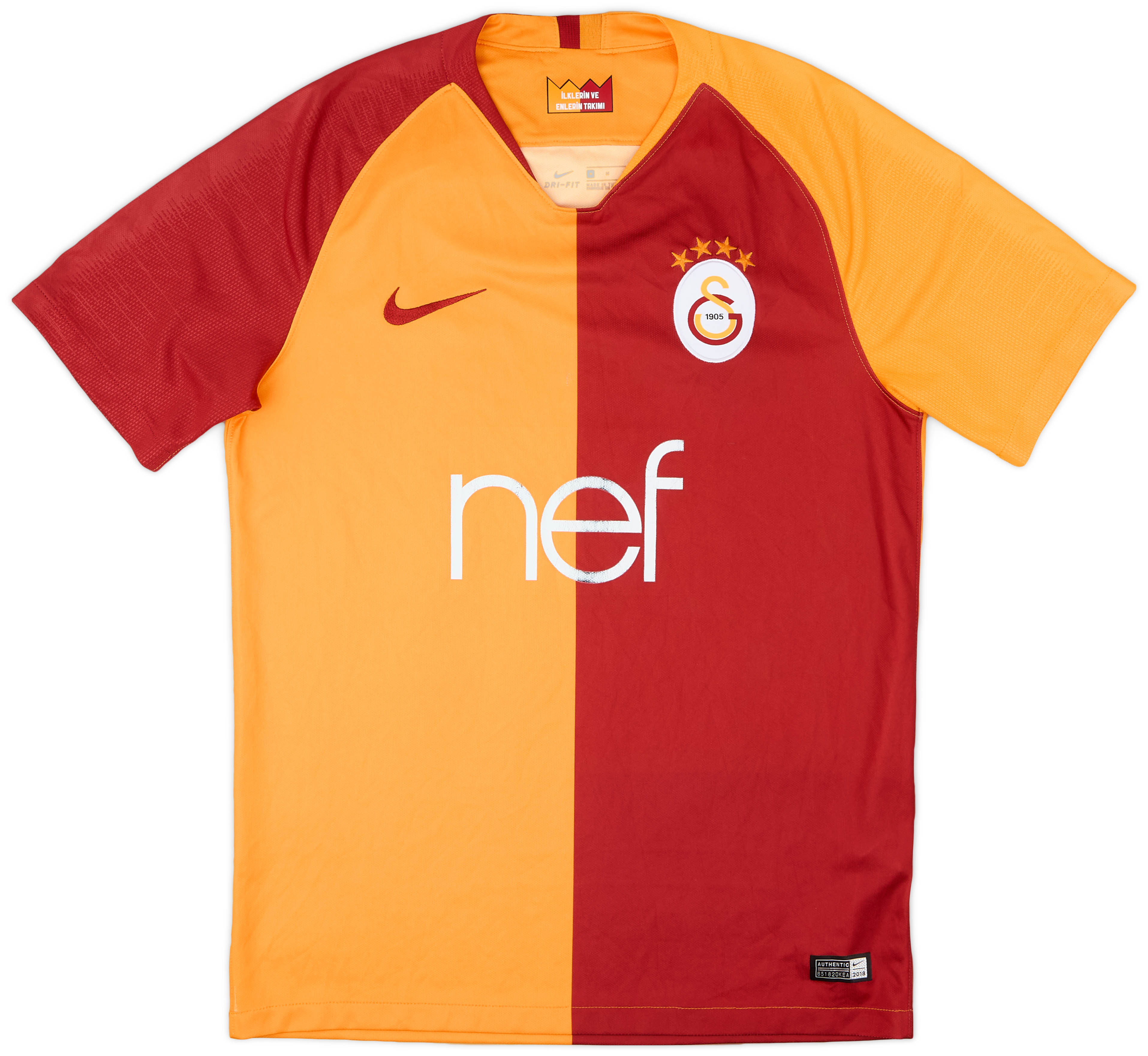 2018 19 Galatasaray Home Shirt 6 10 M