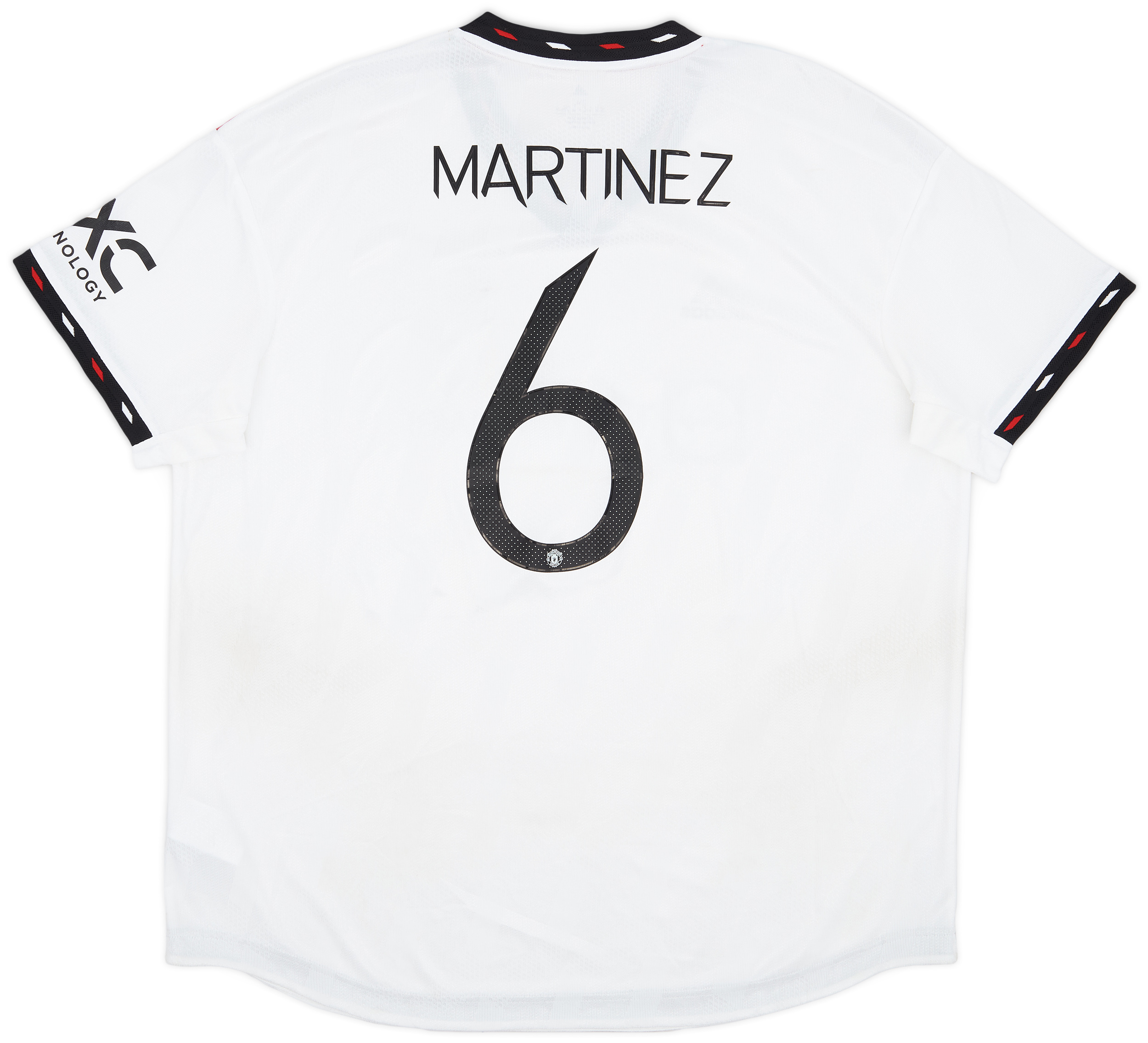 2022-23 Manchester United Authentic Away Shirt Martinez #6 - 6/10 - (XXL)