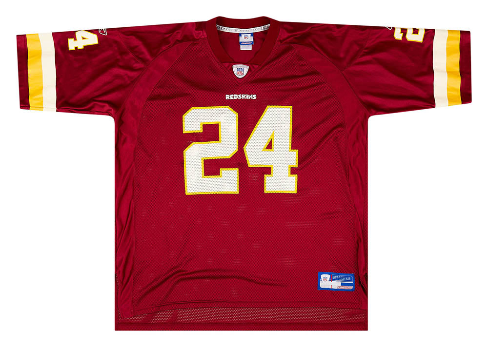 2004 Washington Redskins Springs #24 Reebok On Field Jersey