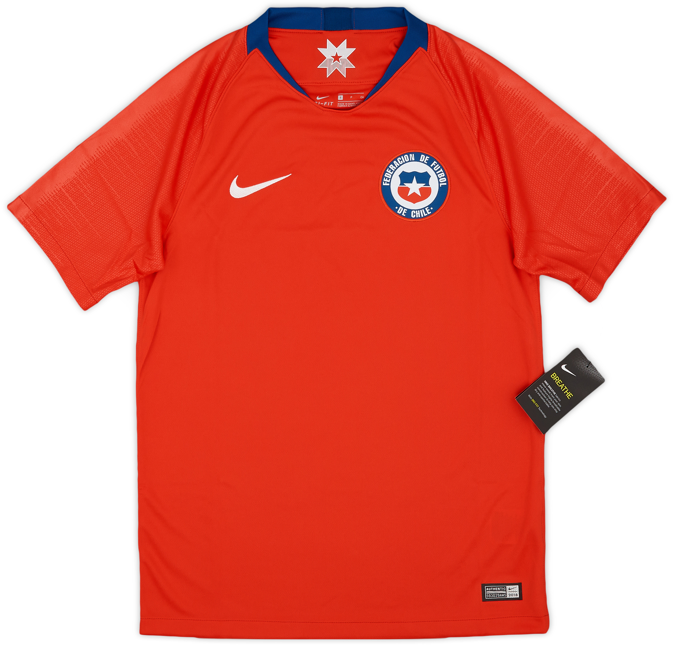 2018-19 Chile Home Shirt (S)