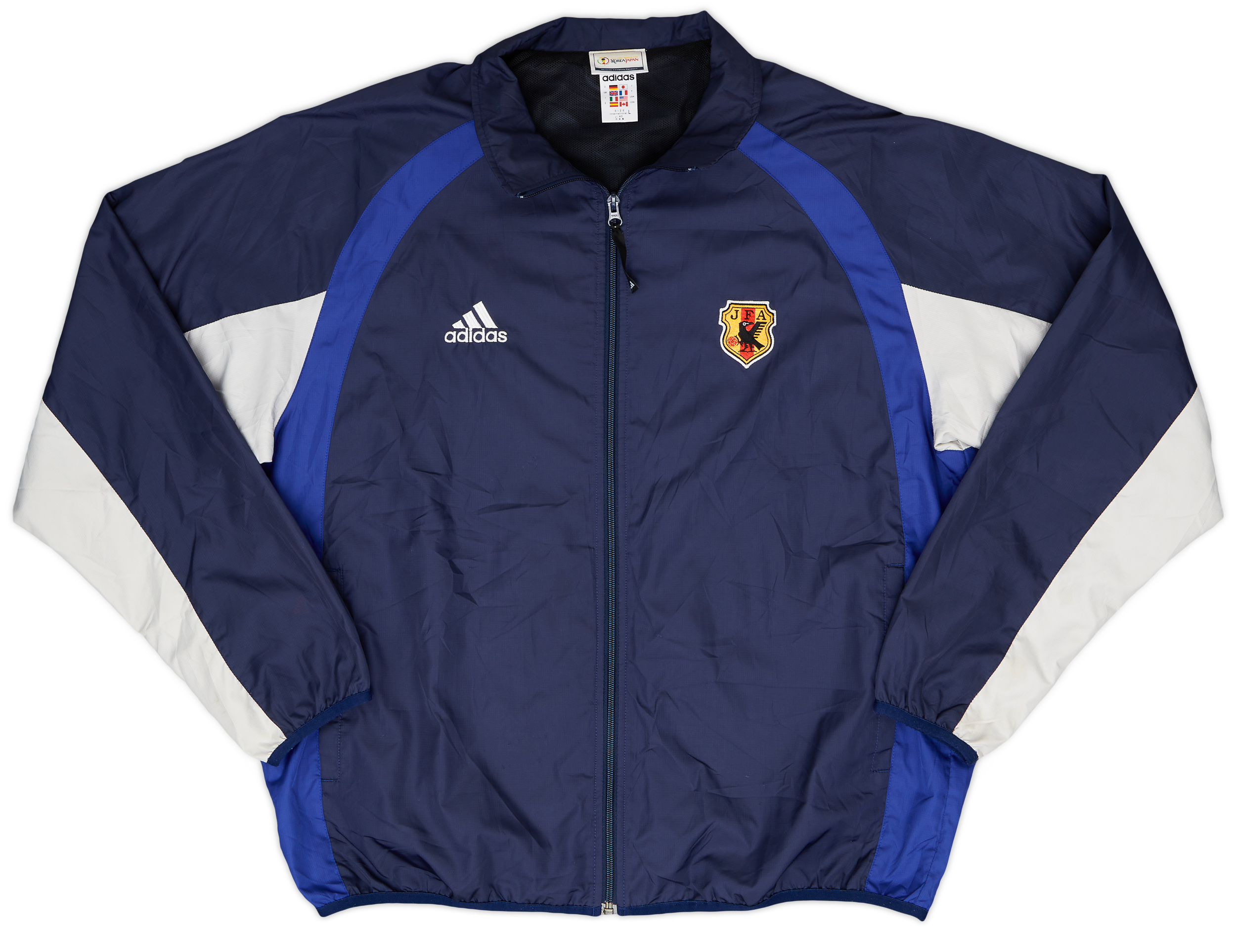 2002 Japan adidas World Cup Track Jacket - 6/10 - (L) 2002 Japan adidas World Cup Track Jacket - 6/10 - (L)