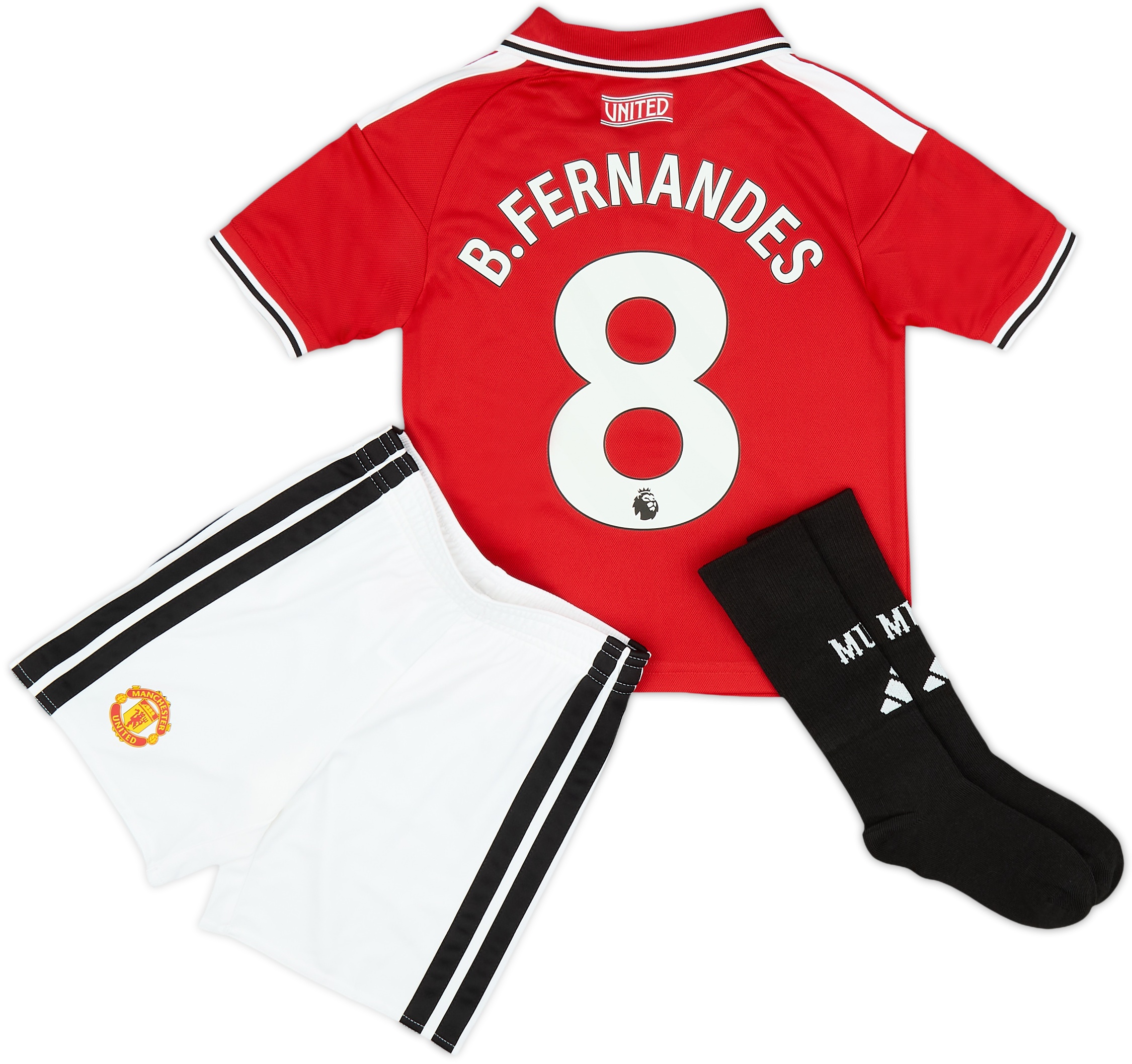 2026-27 Manchester United Home Full Kit B.Fernandes #8 (Little Kids)
