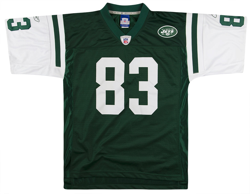 2004 New York Jets Moss #83 Reebok Premier Jersey (Home) M