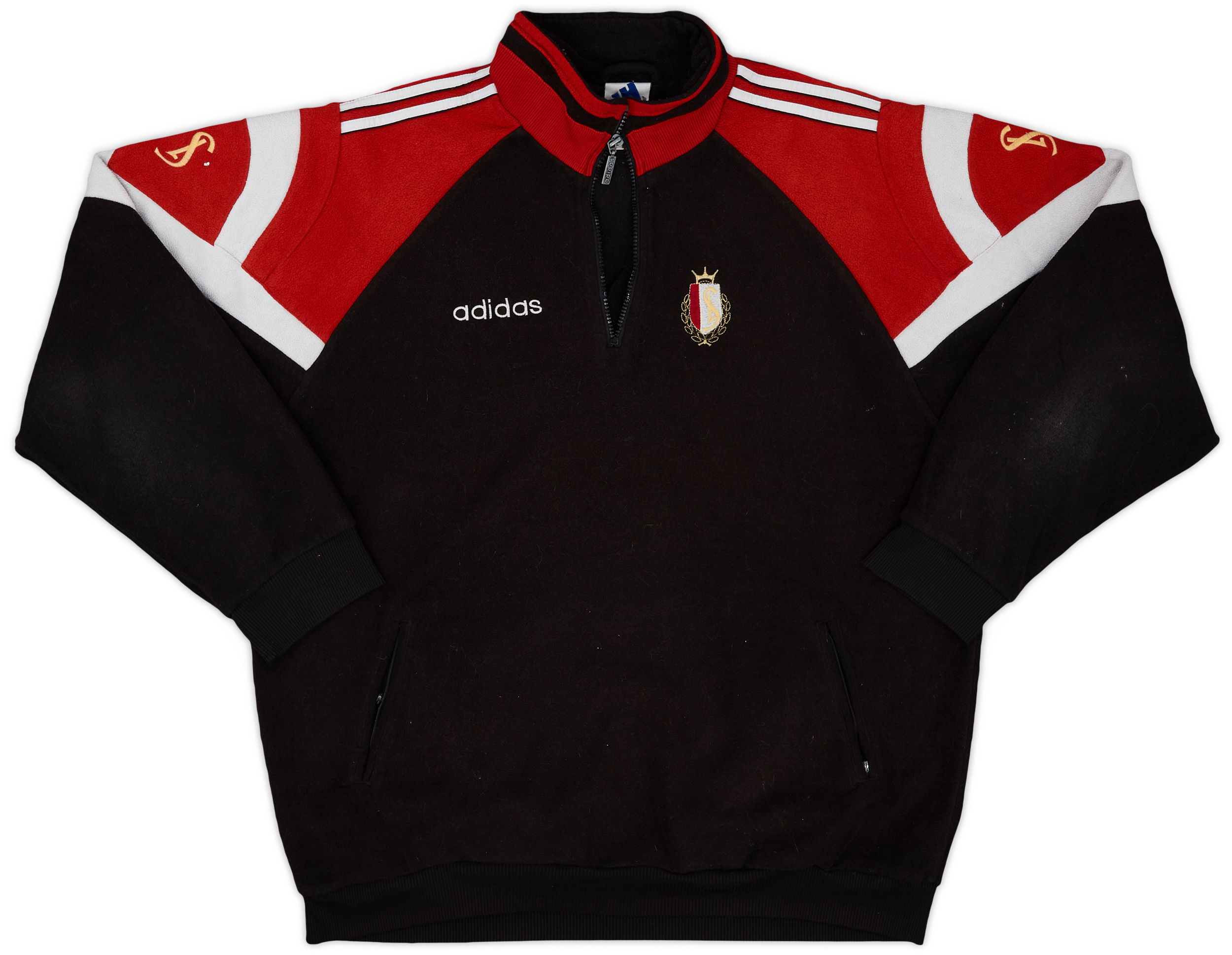 1998-99 Standard Liege adidas 1/4 Zip Fleece Top - 4/10 - (XL)