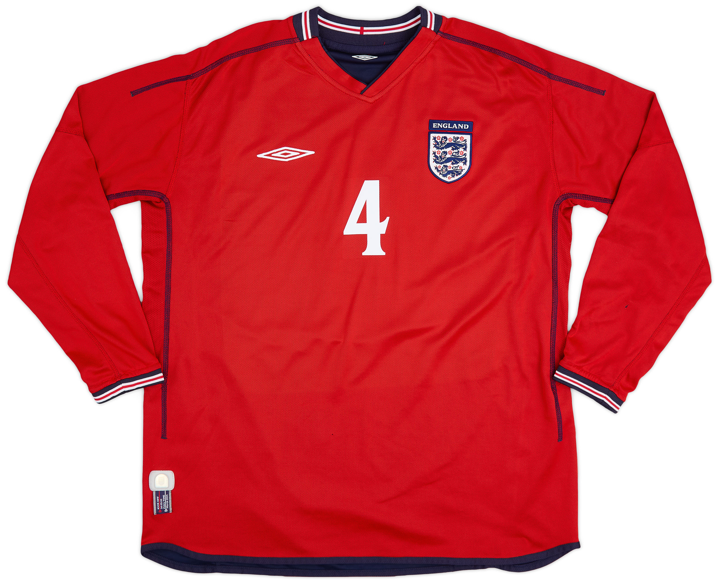 ウェア Steven Gerrard 2002-04 England Away 9c3947e09c50534084fcdd3d5c40cf