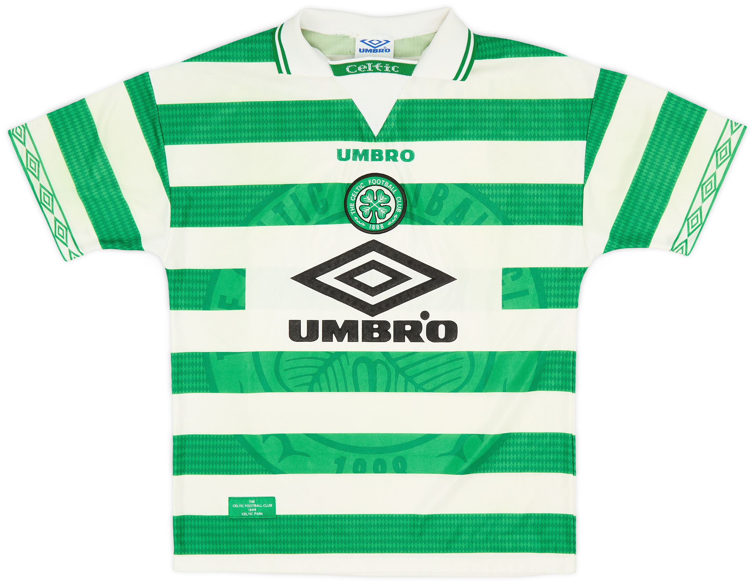 ウェア Celtic 1998/99 Home Uniform #7 LARSSON 170625565071-