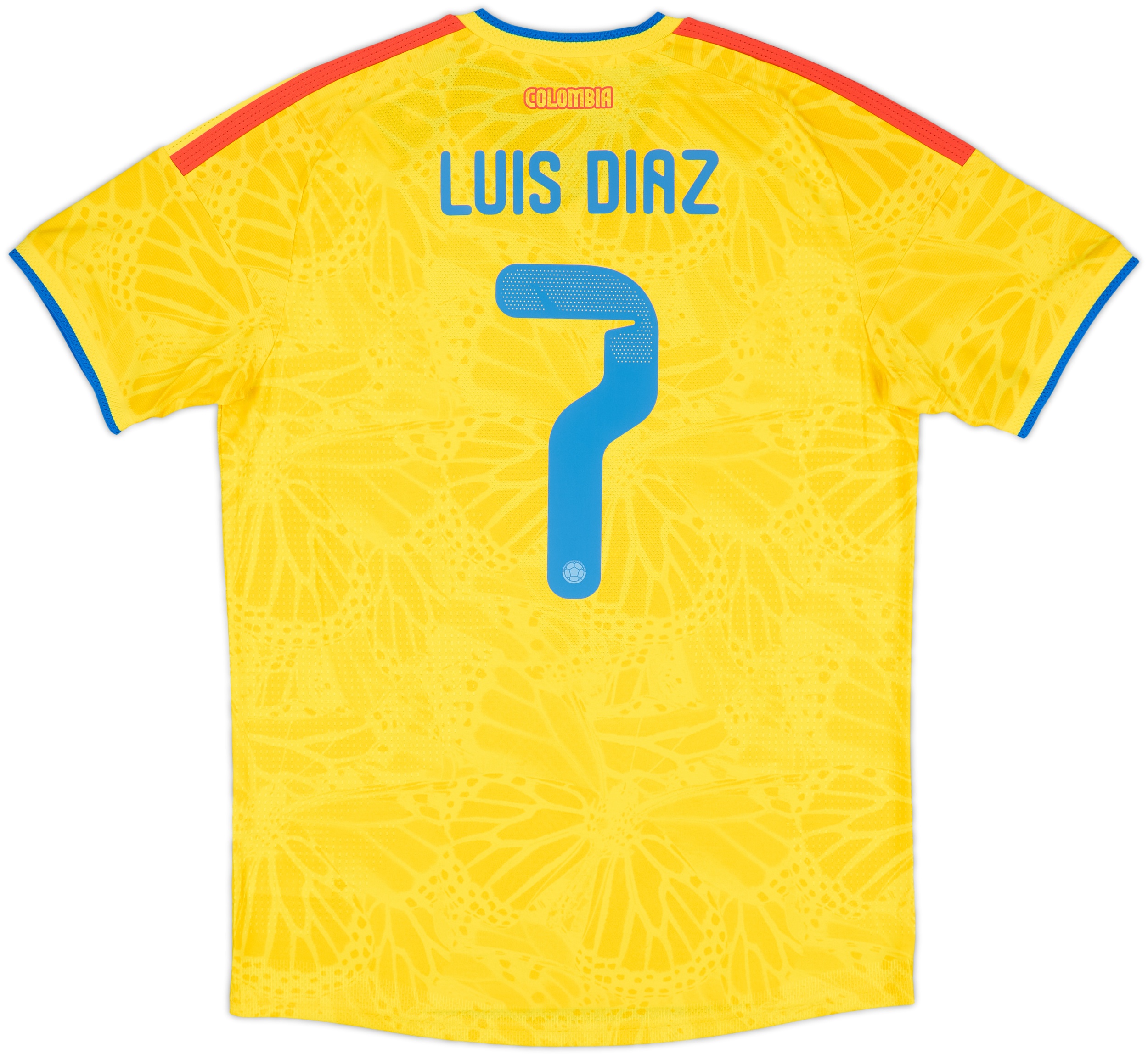 2026-27 Colombia Authentic Home Shirt Luis Diaz #7