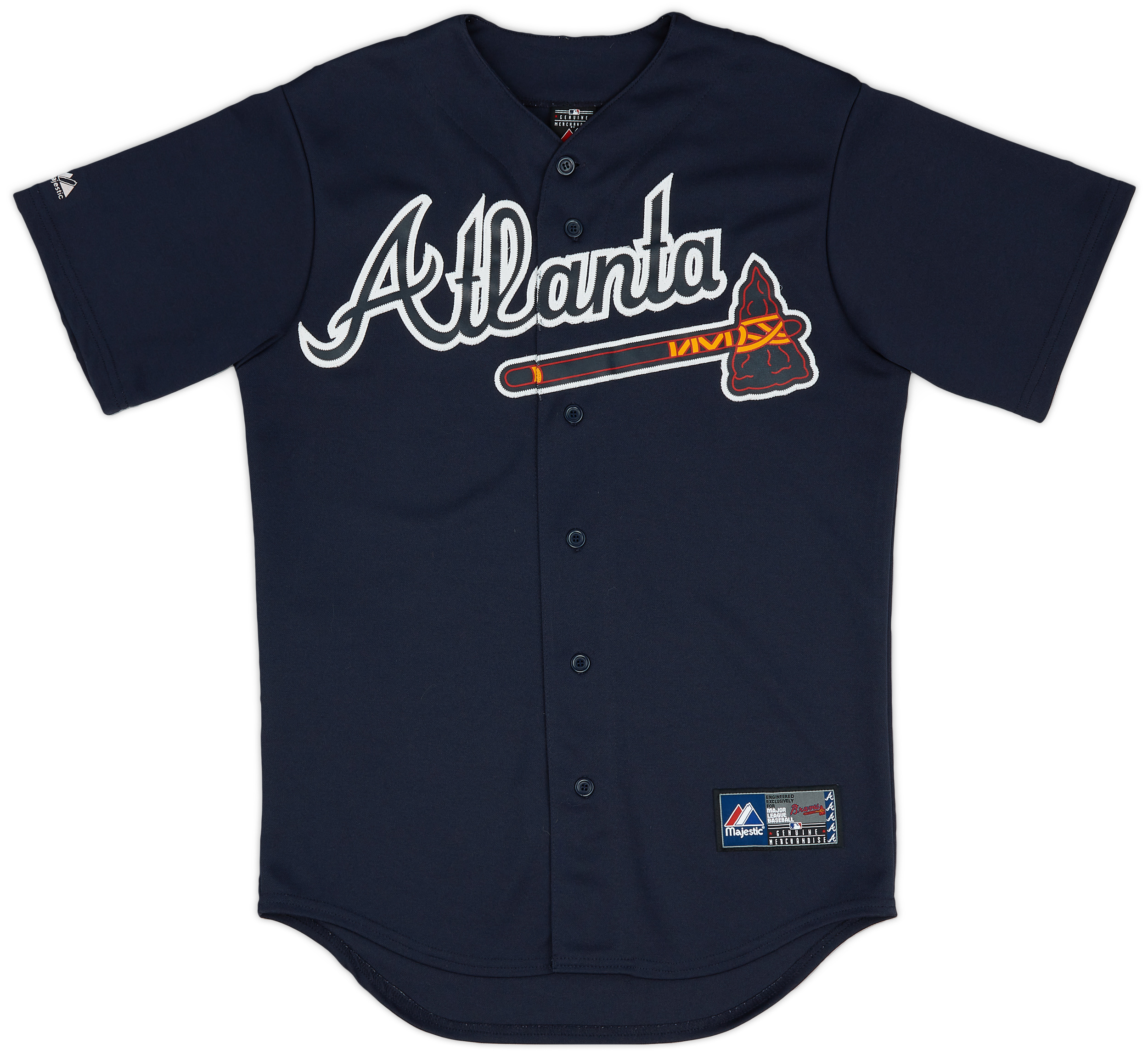 200915 Atlanta Braves Majestic Alternate Jersey (Very Good) S