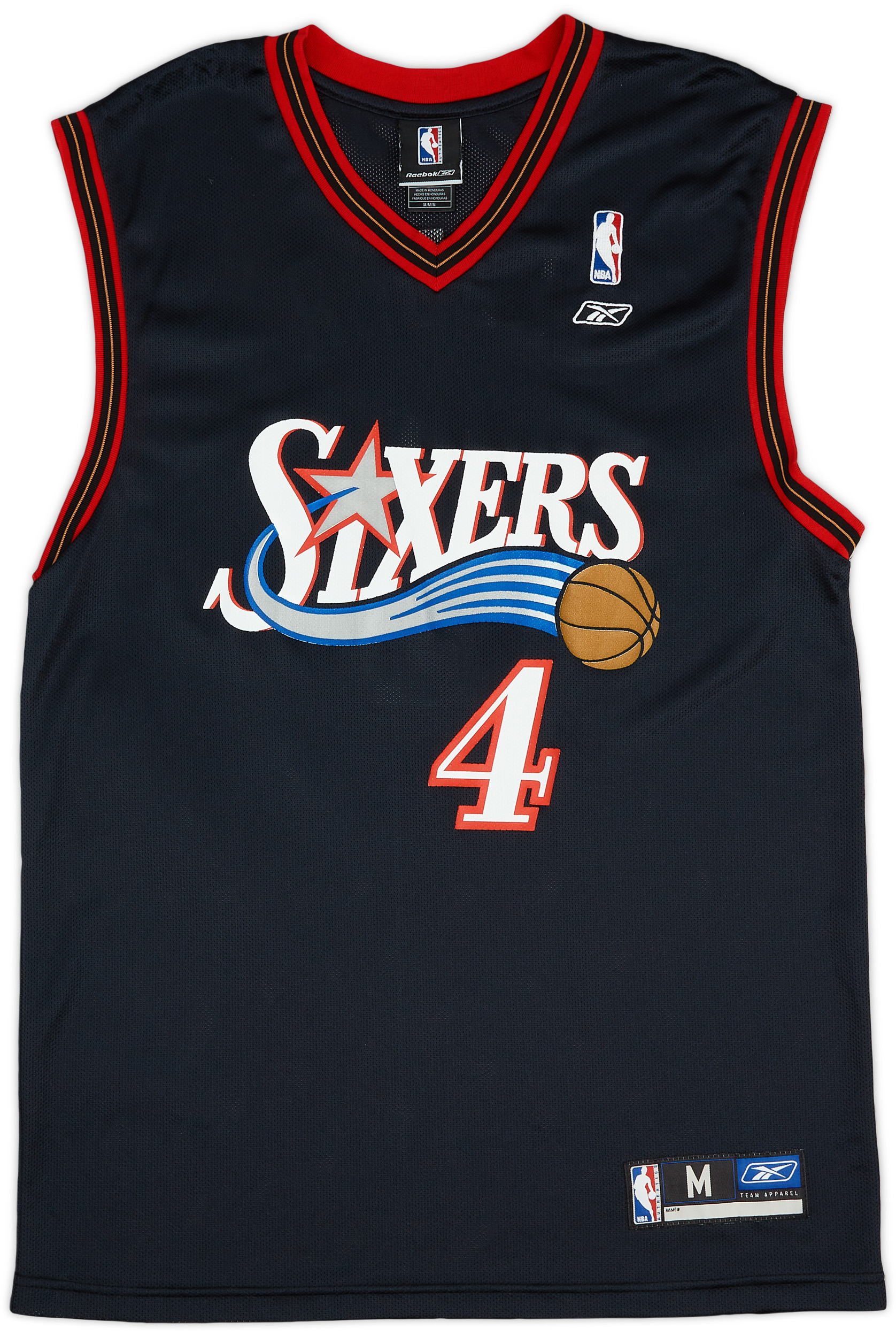 Sixers Webber 4 NBA Reebok ユニフォーム ゲームシャツ Chris Webber Philadelphia 76ers Reebok Jersey Swingman Sewn