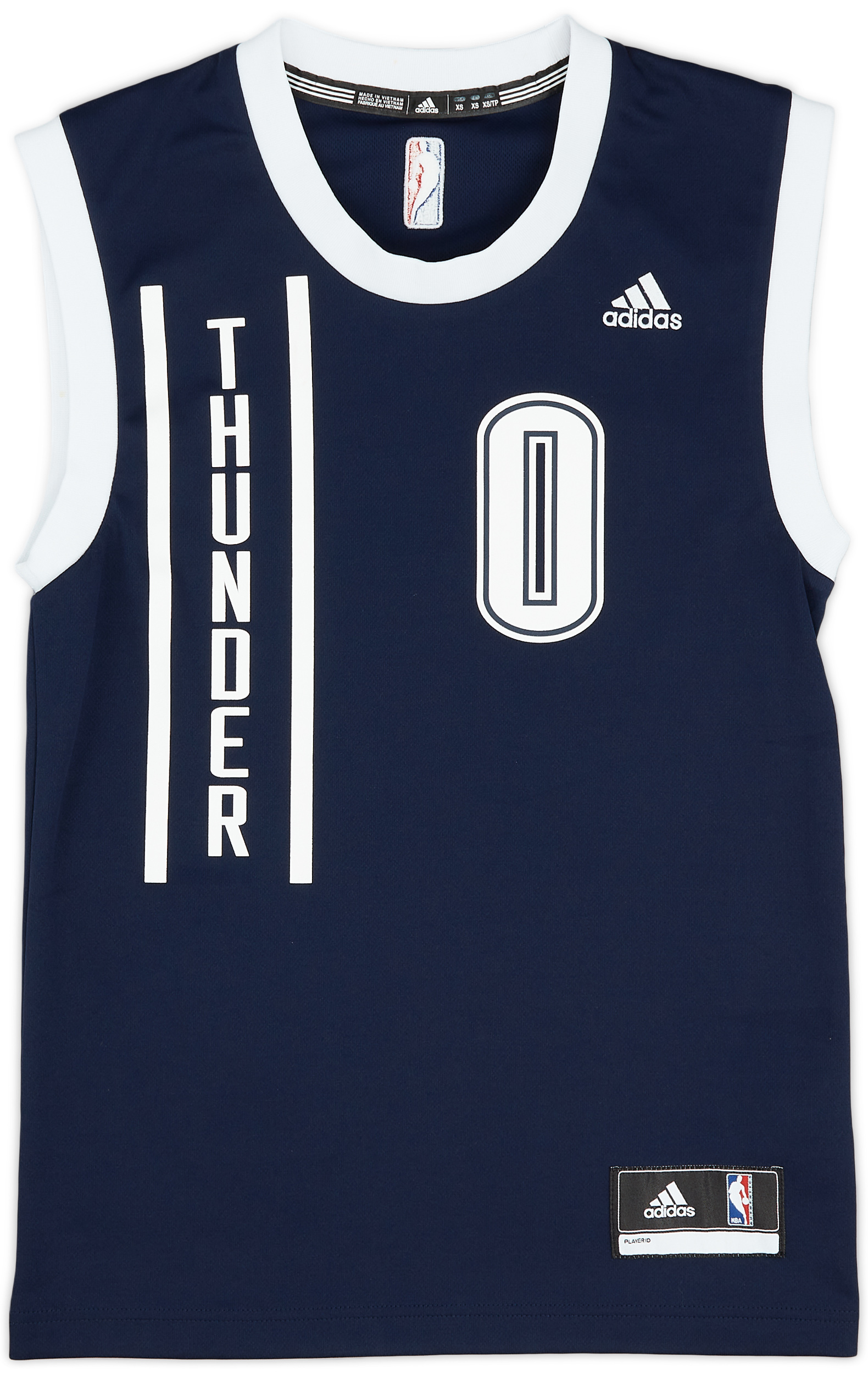 2014 16 Oklahoma City Thunder Westbrook 0 adidas Alternate Jersey Excellent XS