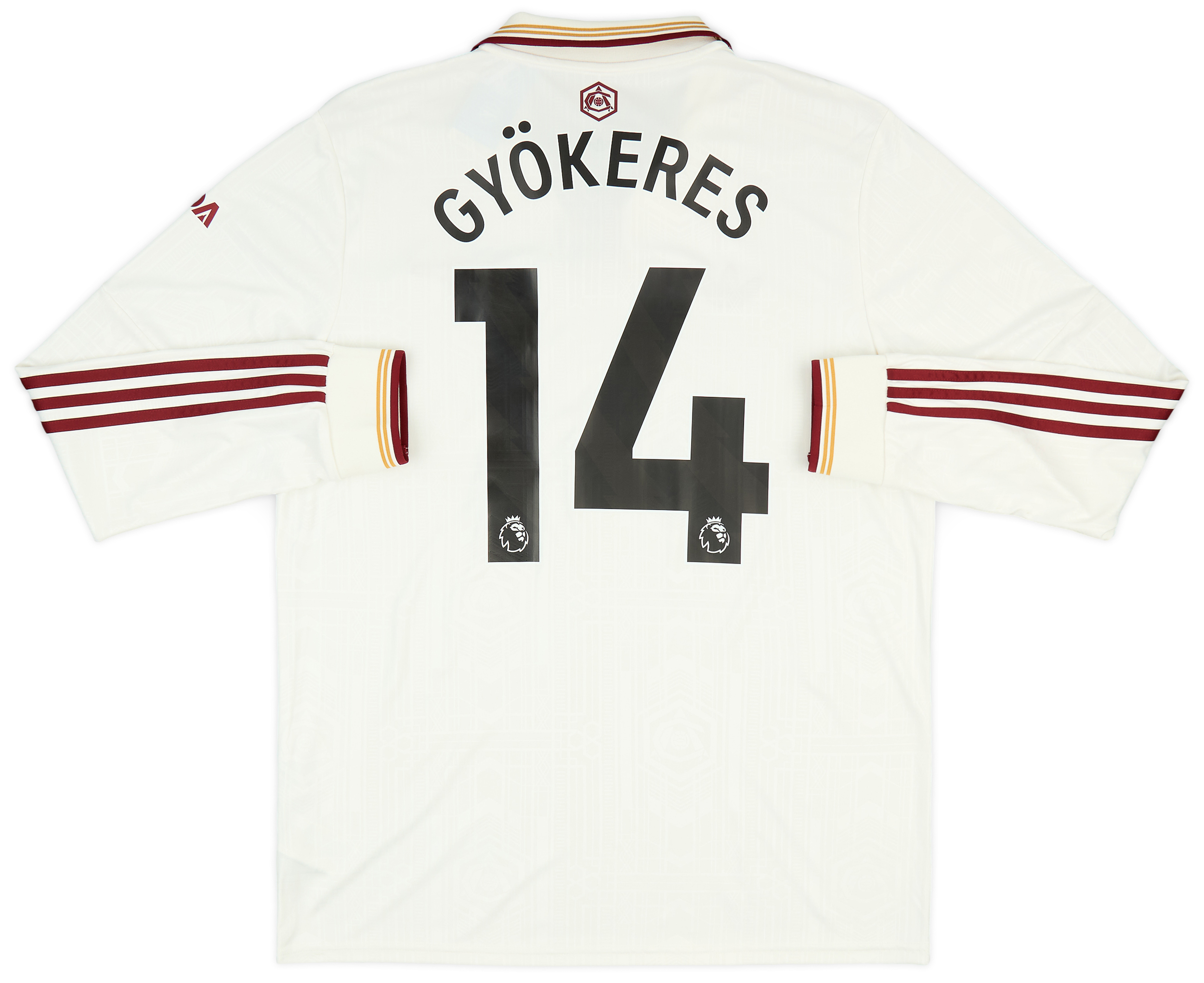 14 番 GYÖKERES）2025 年アーセナルユニフォーム L 2025-26 Arsenal