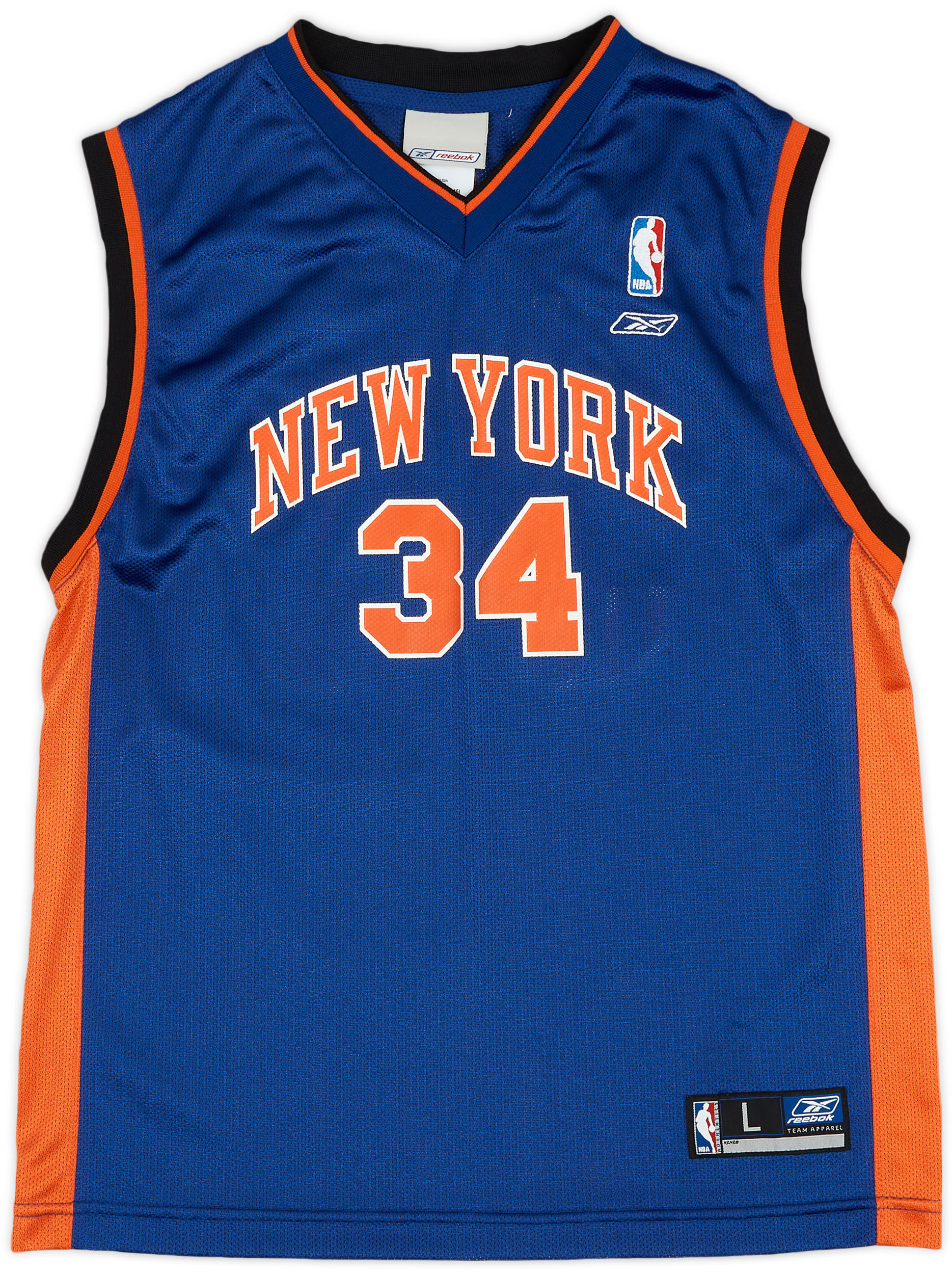 2002-04 New York Knicks McDyess #24 Reebok Away Jersey (Excellent) L.Kids