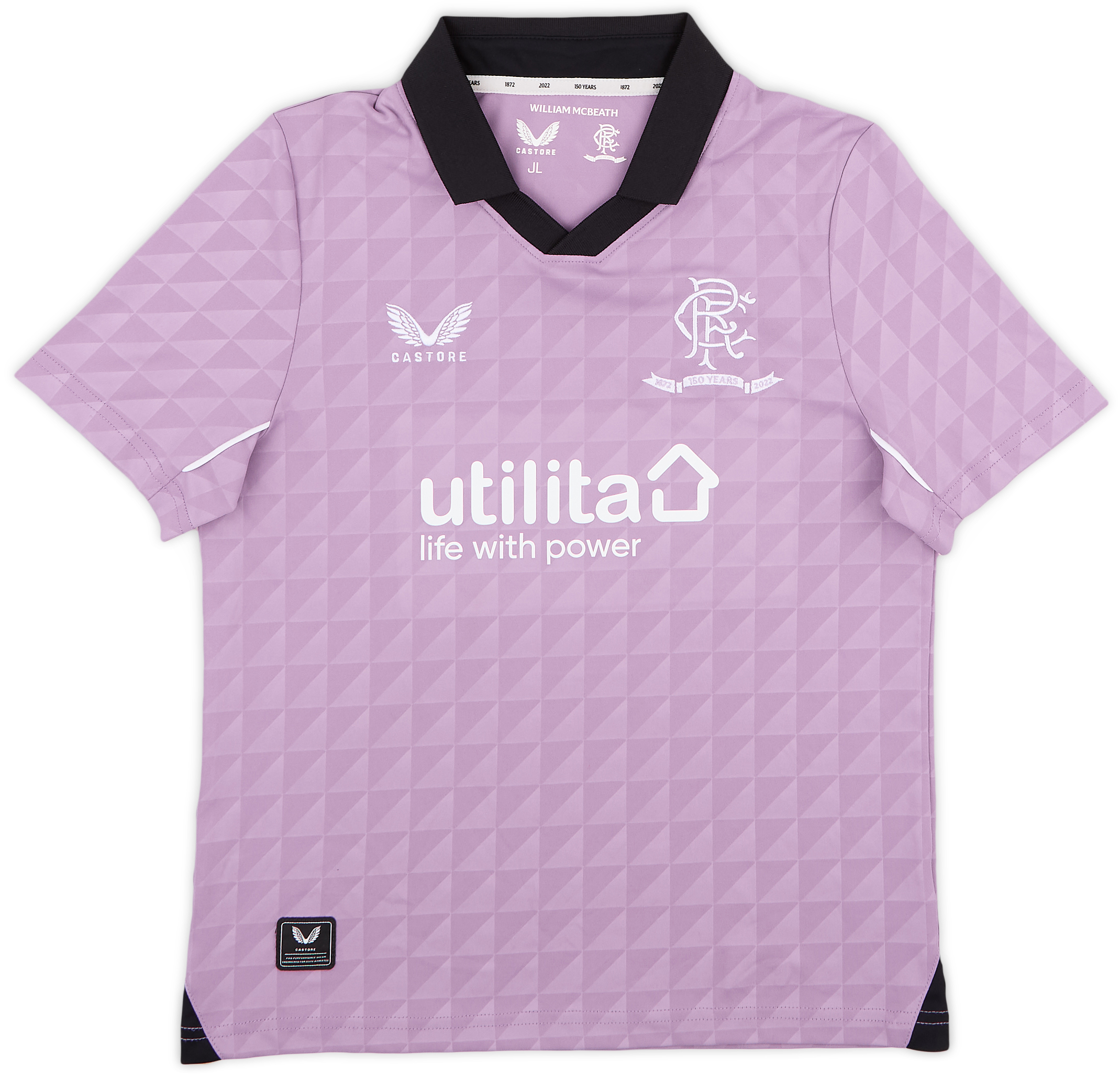 2021-22 Rangers '150 Years Anniversary' Third Shirt - 9/10 - (L.Boys)